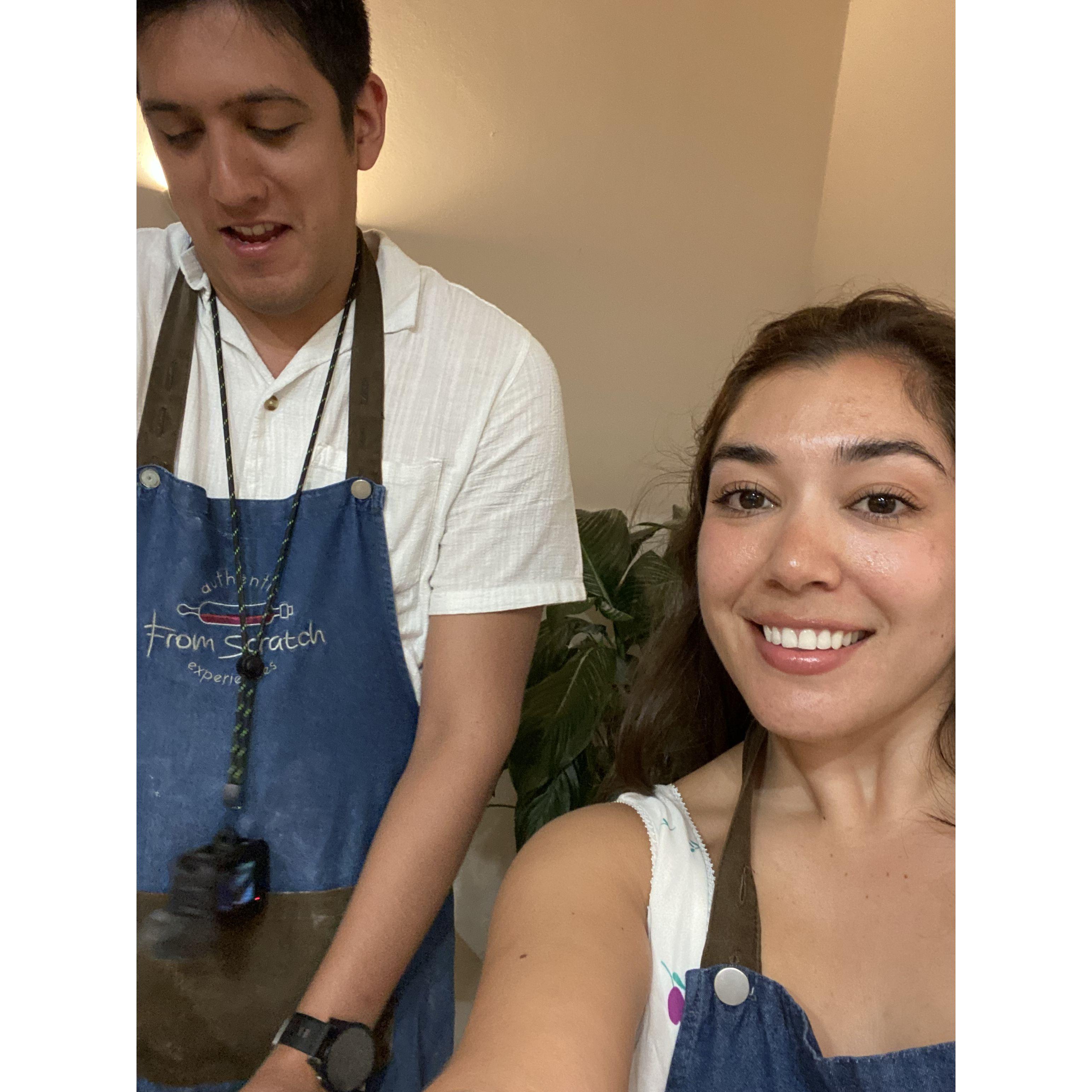 Eating our way through Rome.