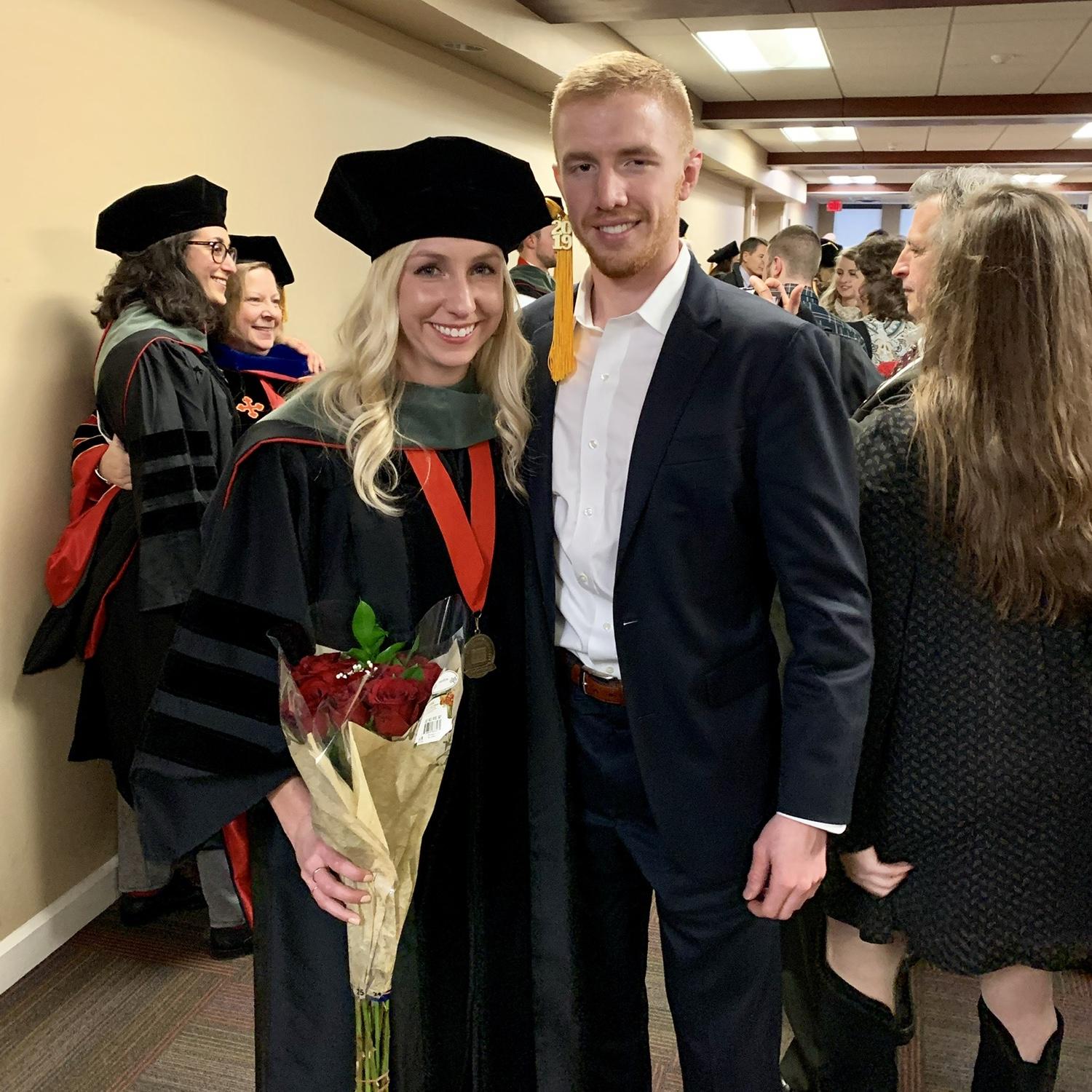 December 2019: Rachel becomes a doctor