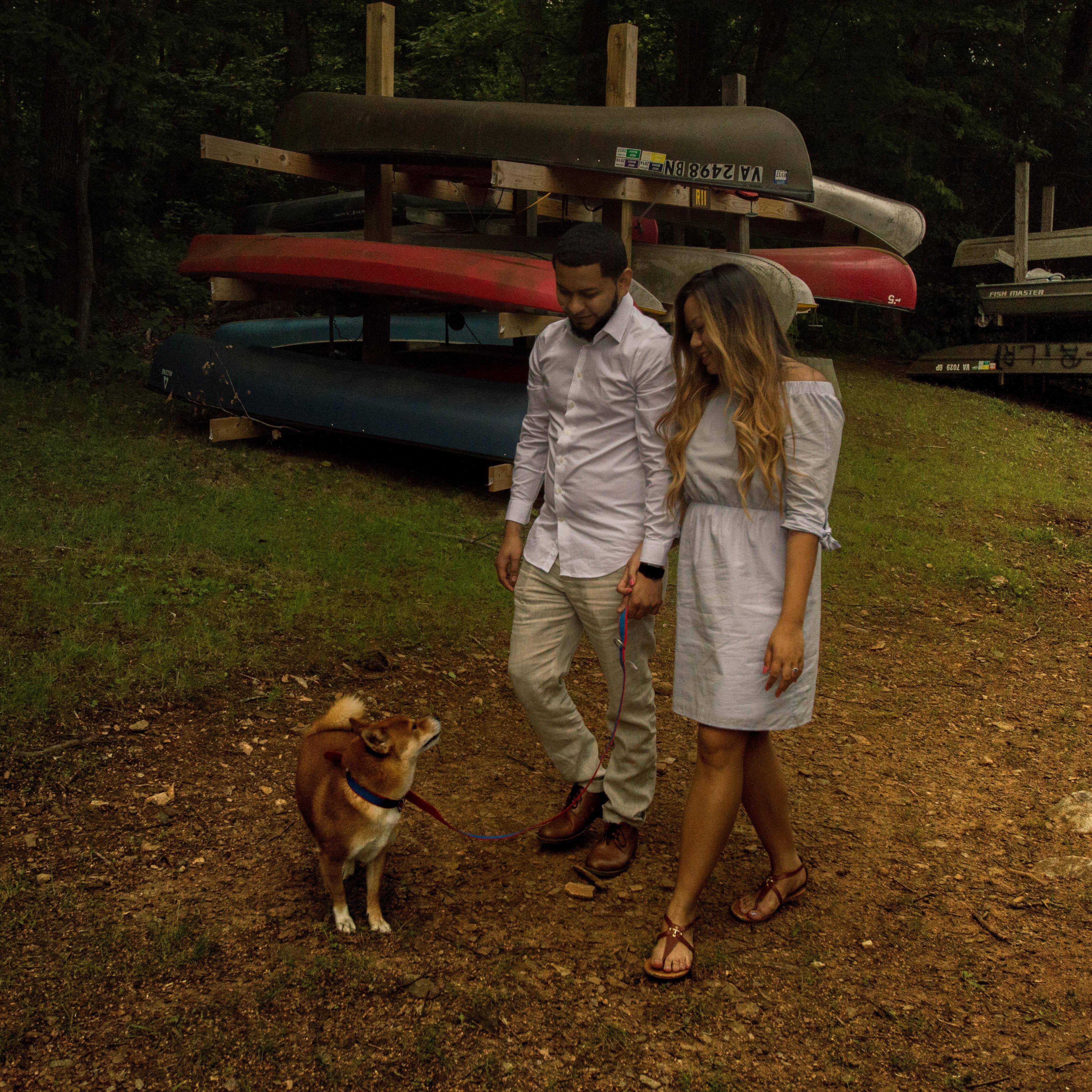 Engagement shoot, Lake Montclair. 2017