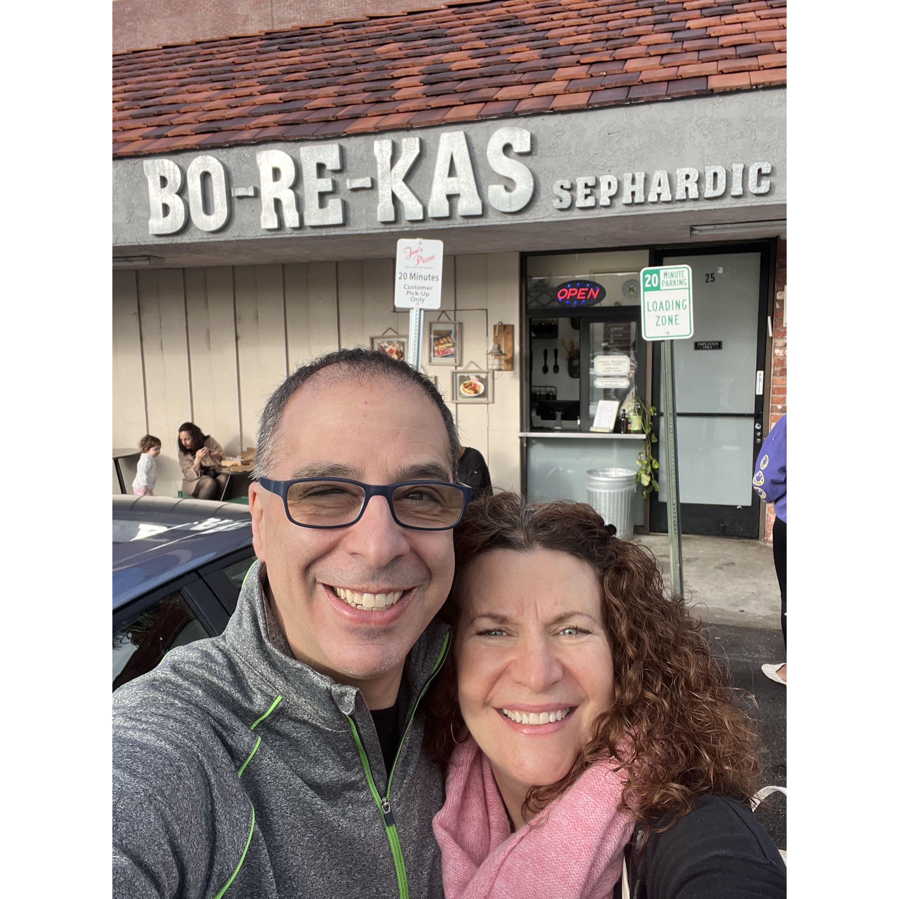 LA adventures 🍴☀️ – Best borekas ever at this gem of a spot! 🥐✨