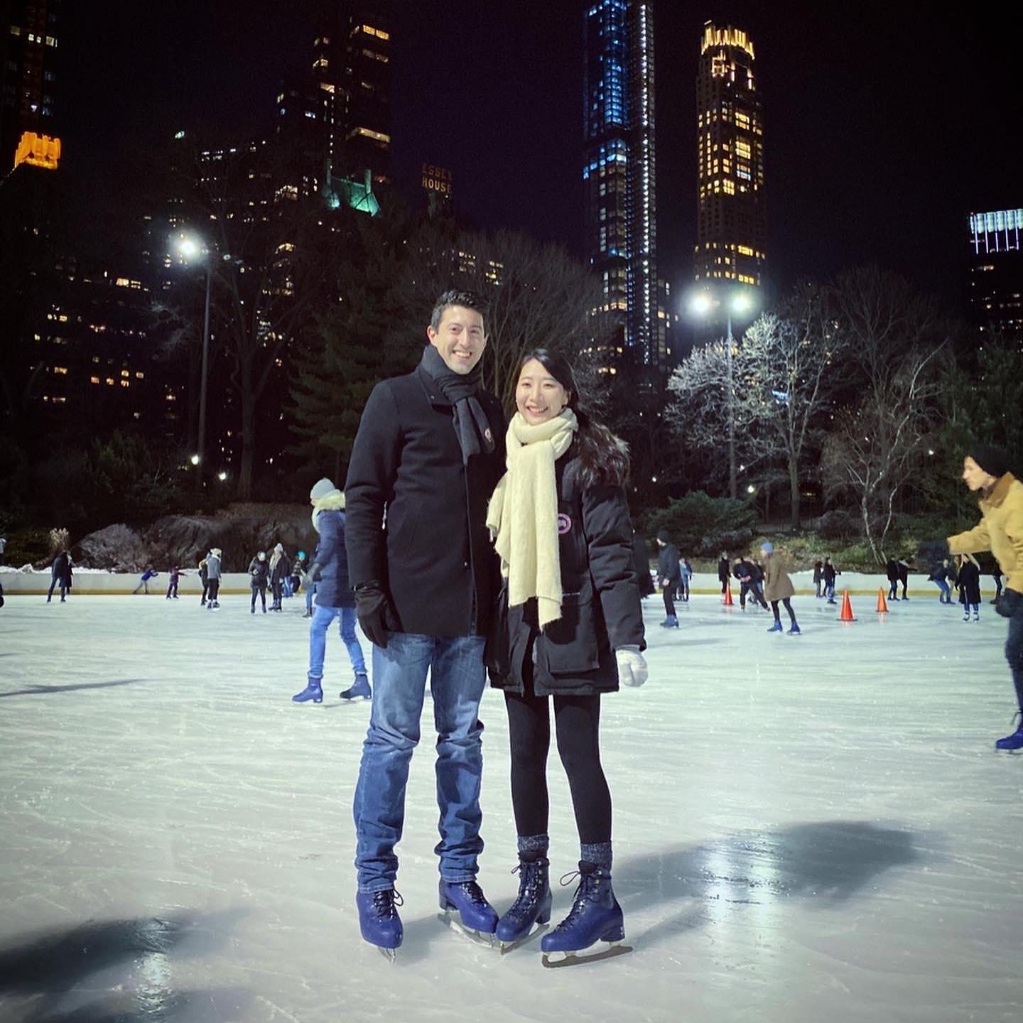 Skating in Central Park