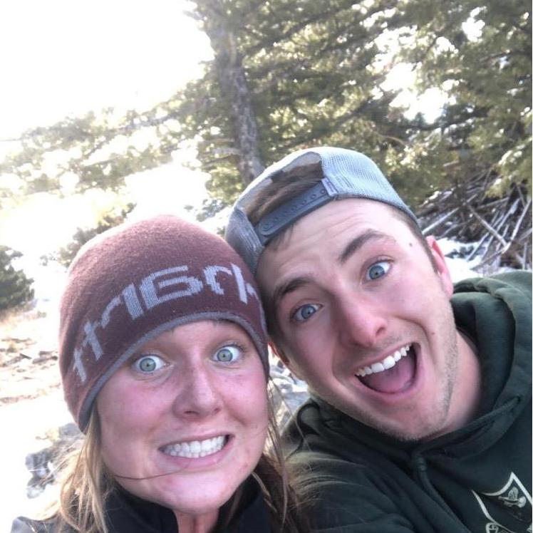 To prep for hunting season, Matt had Annabel run up the M trailhead with him a few times a week, it was definitely good training!