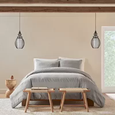 UGG® Kane 3-Piece King Comforter Set in Seal Grey