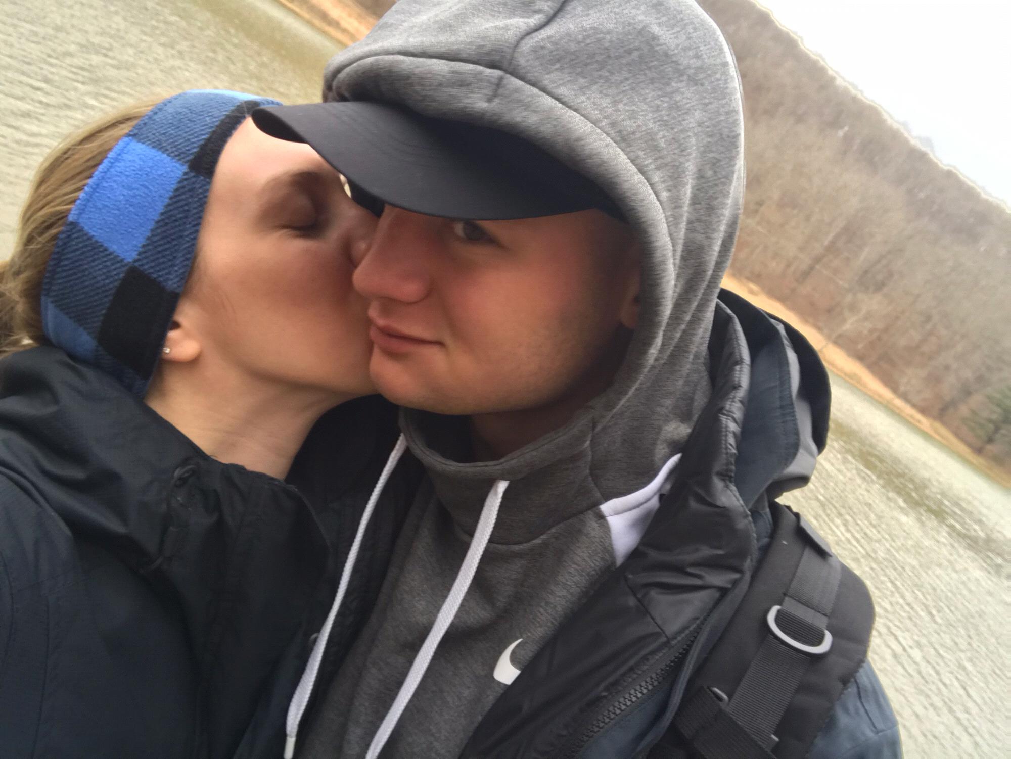 Hiking at Shawnee State Park, New Year’s Eve 2019.