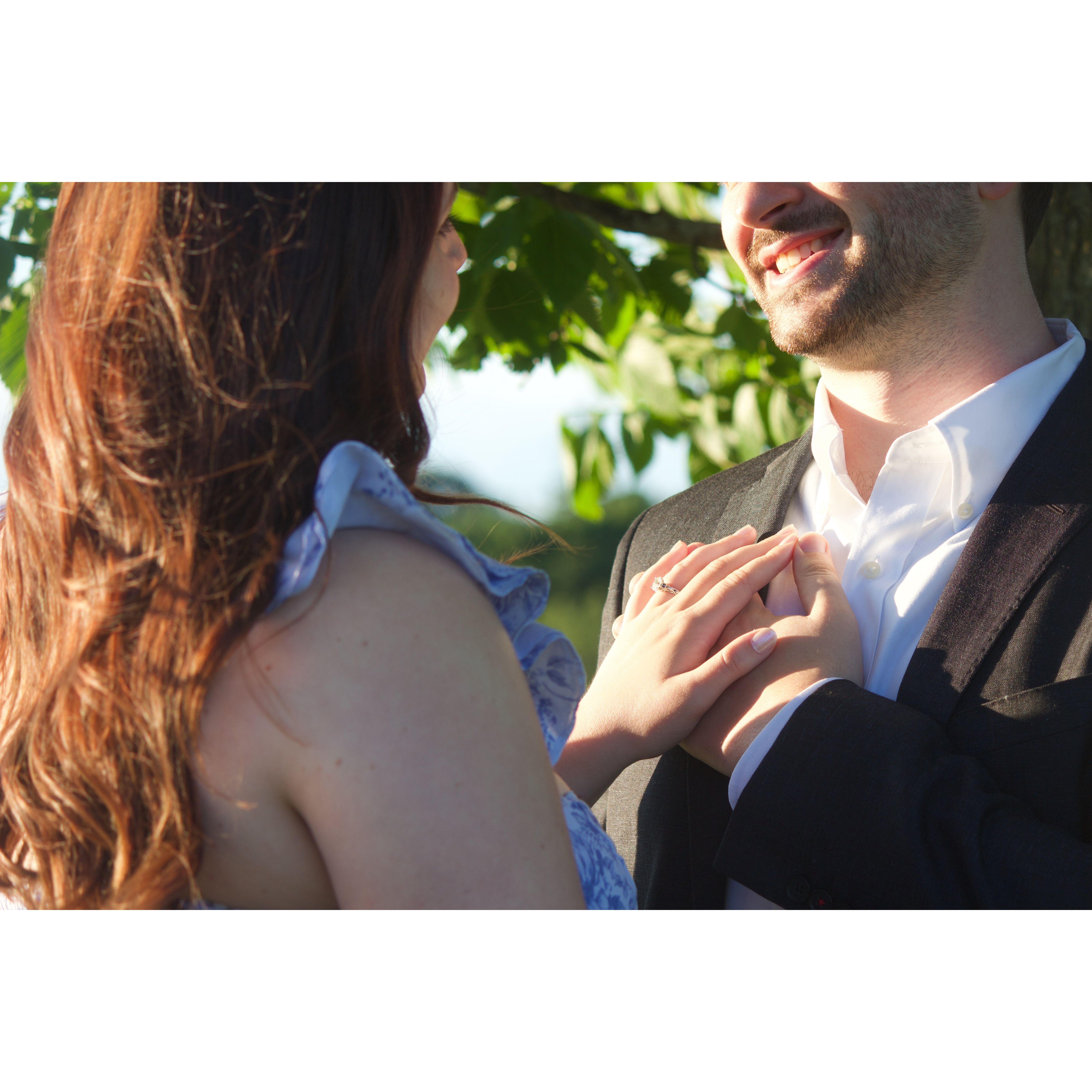 Engagement photos taken by Merry