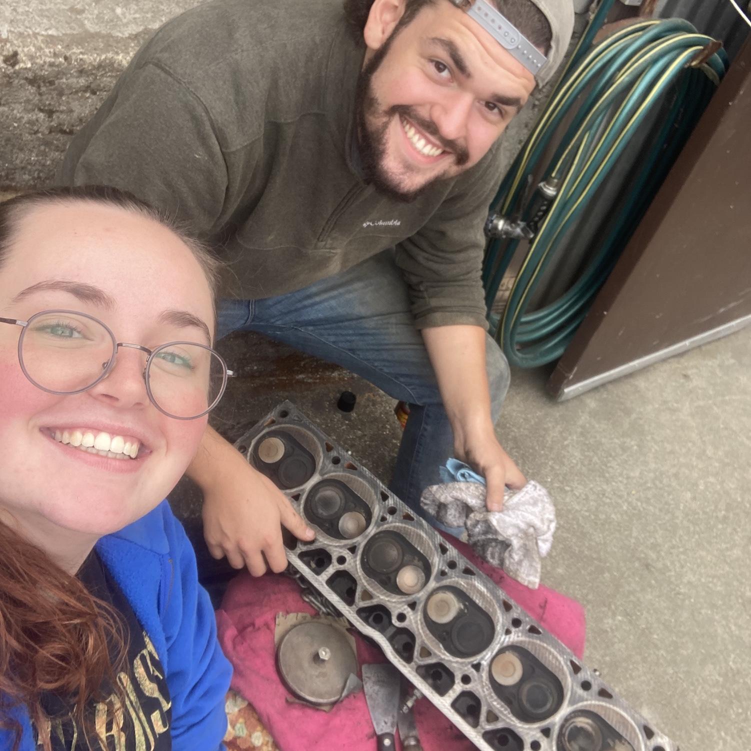 10.19.2021
As we spent more time with each other, we learned about each others interests. In this picture, we’re working on Eli’s Jeep Grand Cherokee, which, sadly, is no longer with us.