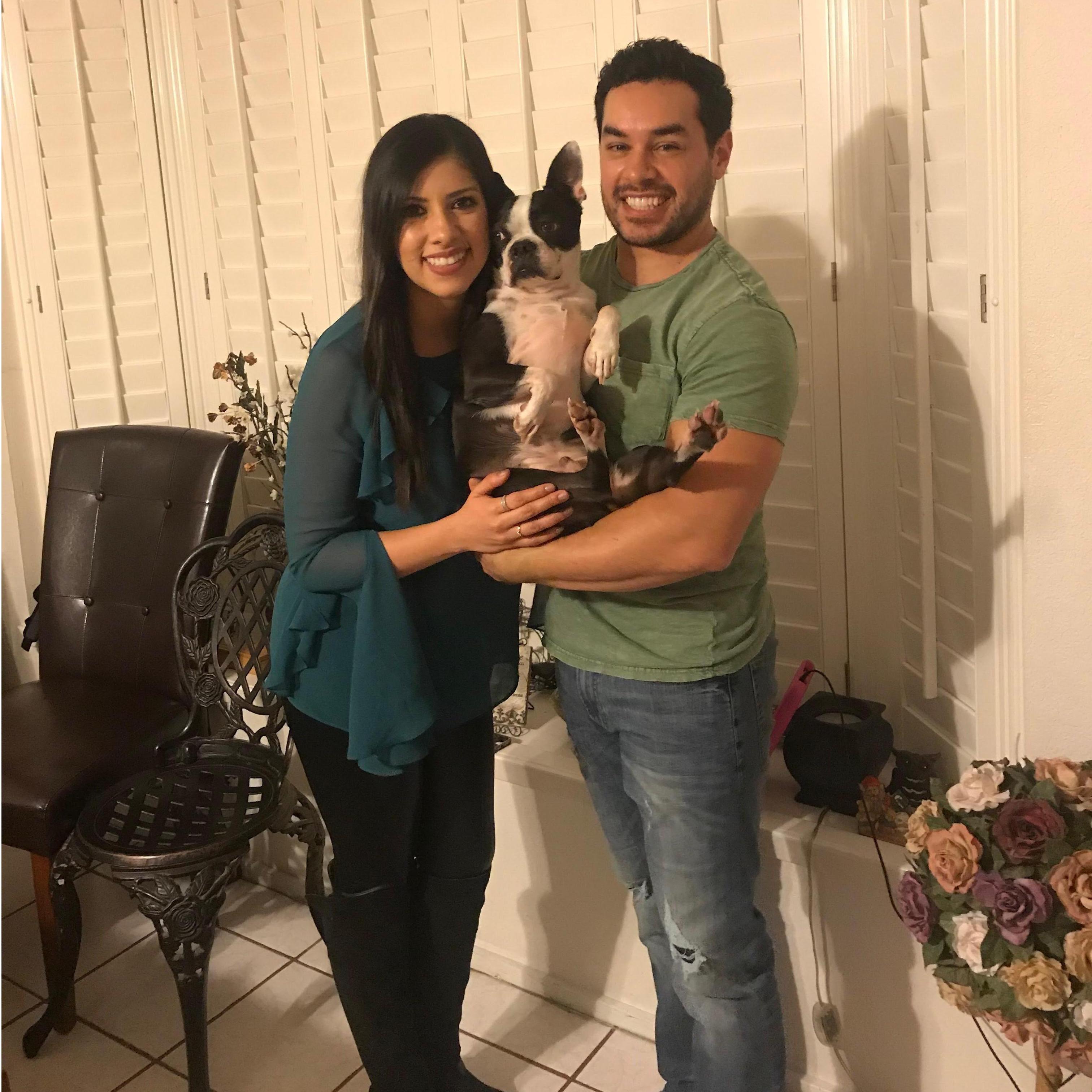 Christmas with our son, Batman.