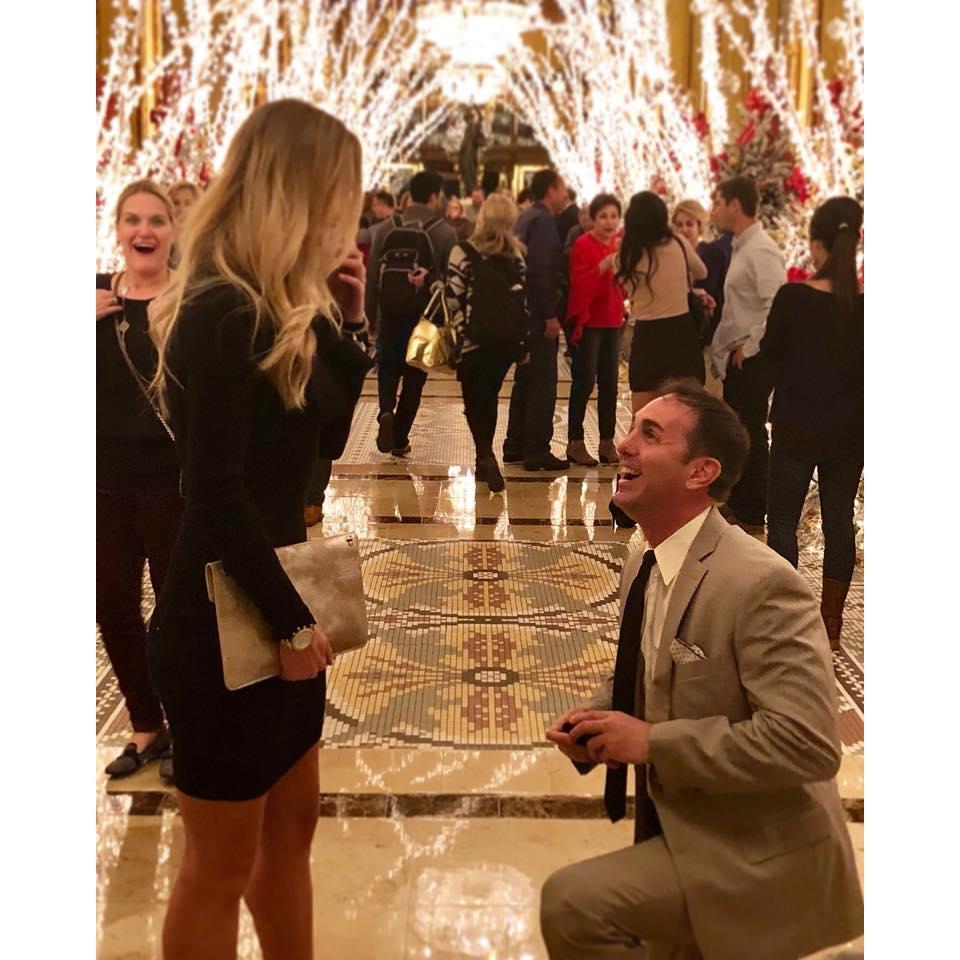 The moment he asked me to spend the rest of my life with him.... and I said yes.