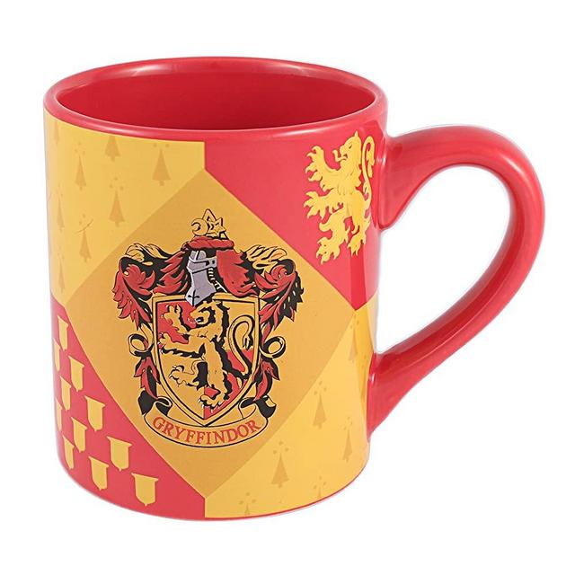 Silver Buffalo HP7332 Harry Potter Gryffindor House Crest Ceramic Mug, 14-Ounces,Multicolor