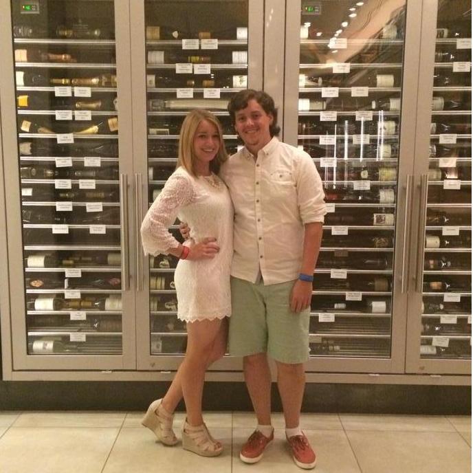 This was taken when Tyler came to visit Lauren while she was working in Disney World. We were eating at the California Grill and to this day it is still one of our favorite meals we've ever had.