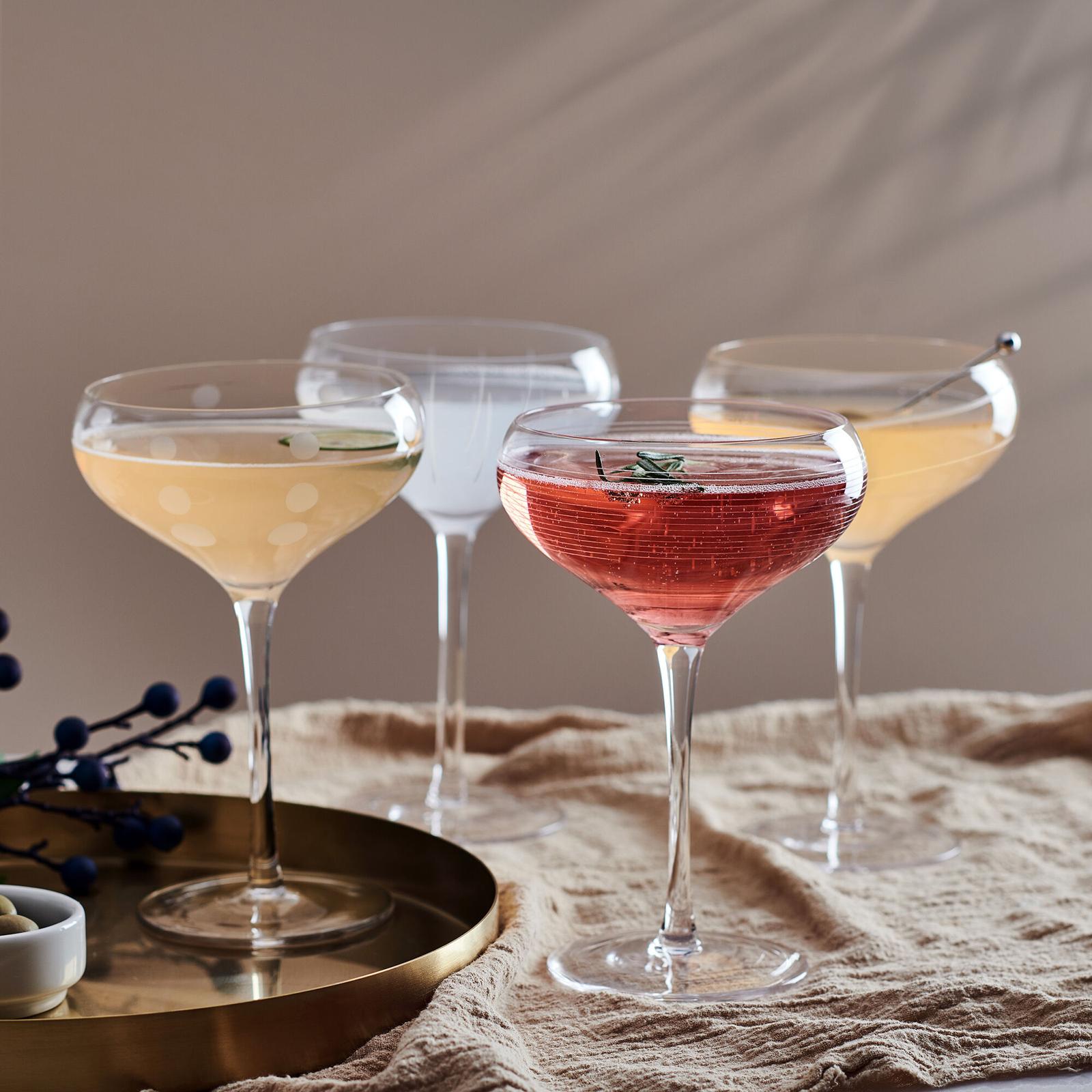 Mikasa Cheers Coupe Cocktail Champagne Glasses - Thumbnail 2