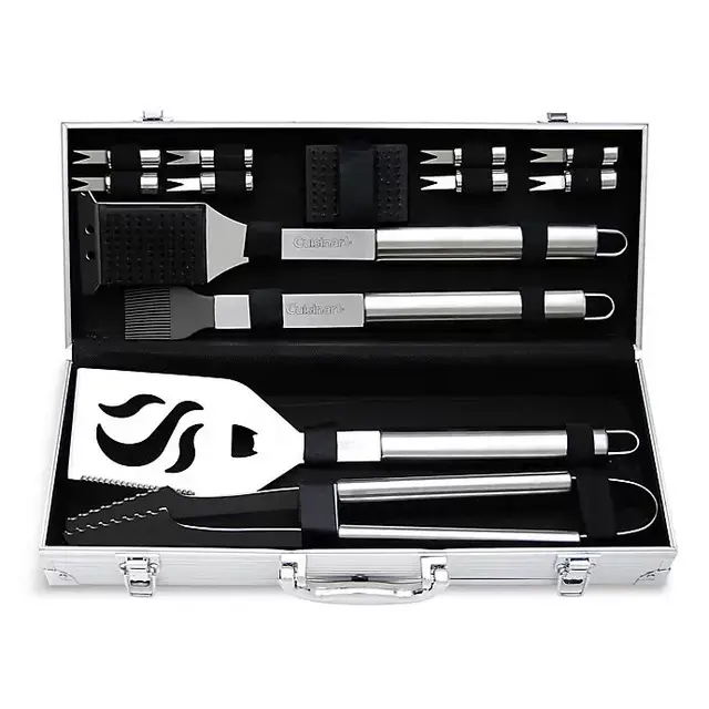 Cuisinart® 14-Piece Grilling Tool Set With Aluminum Case