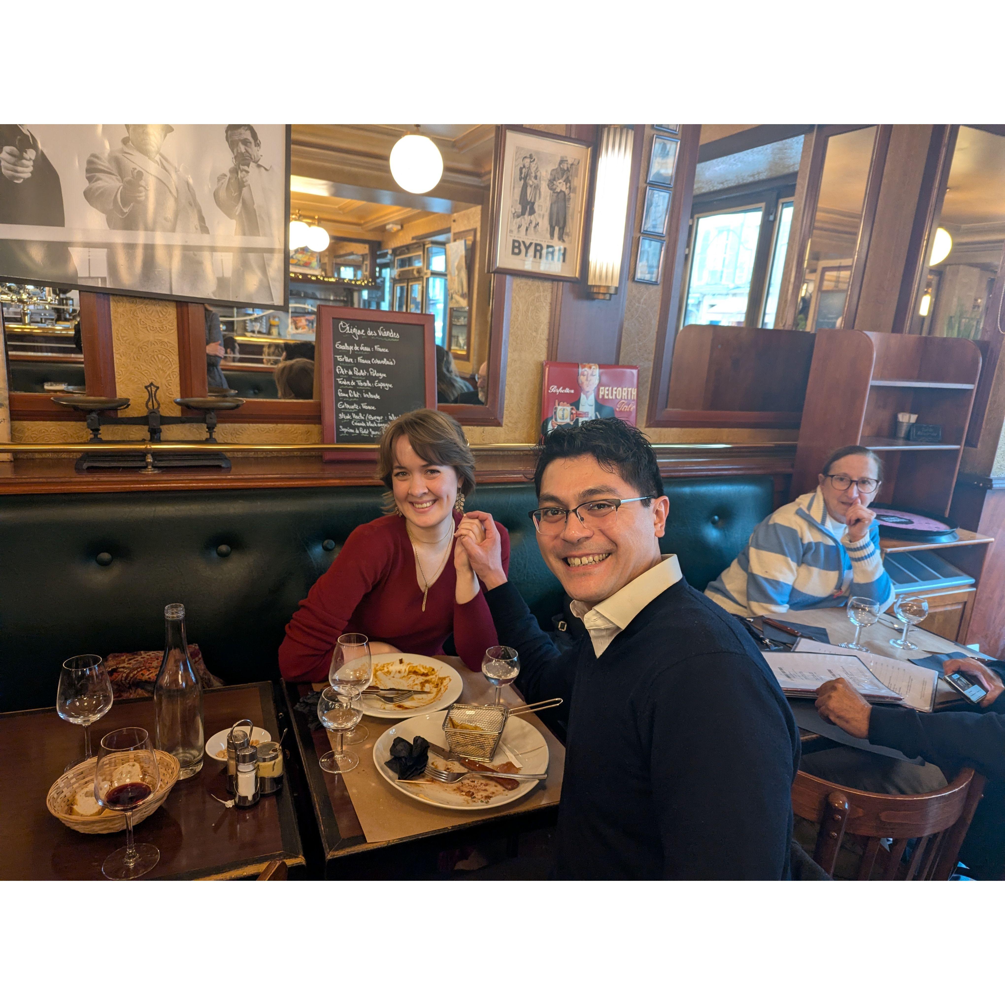 Gwen learns that snails are delicious.