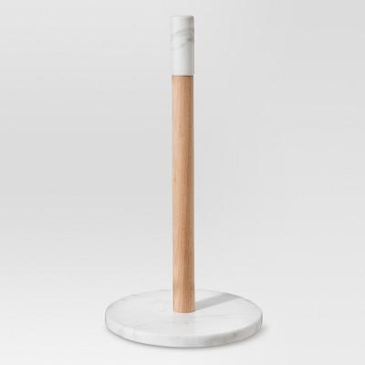Paper Towel Holder Marble & Beechwood - Threshold™