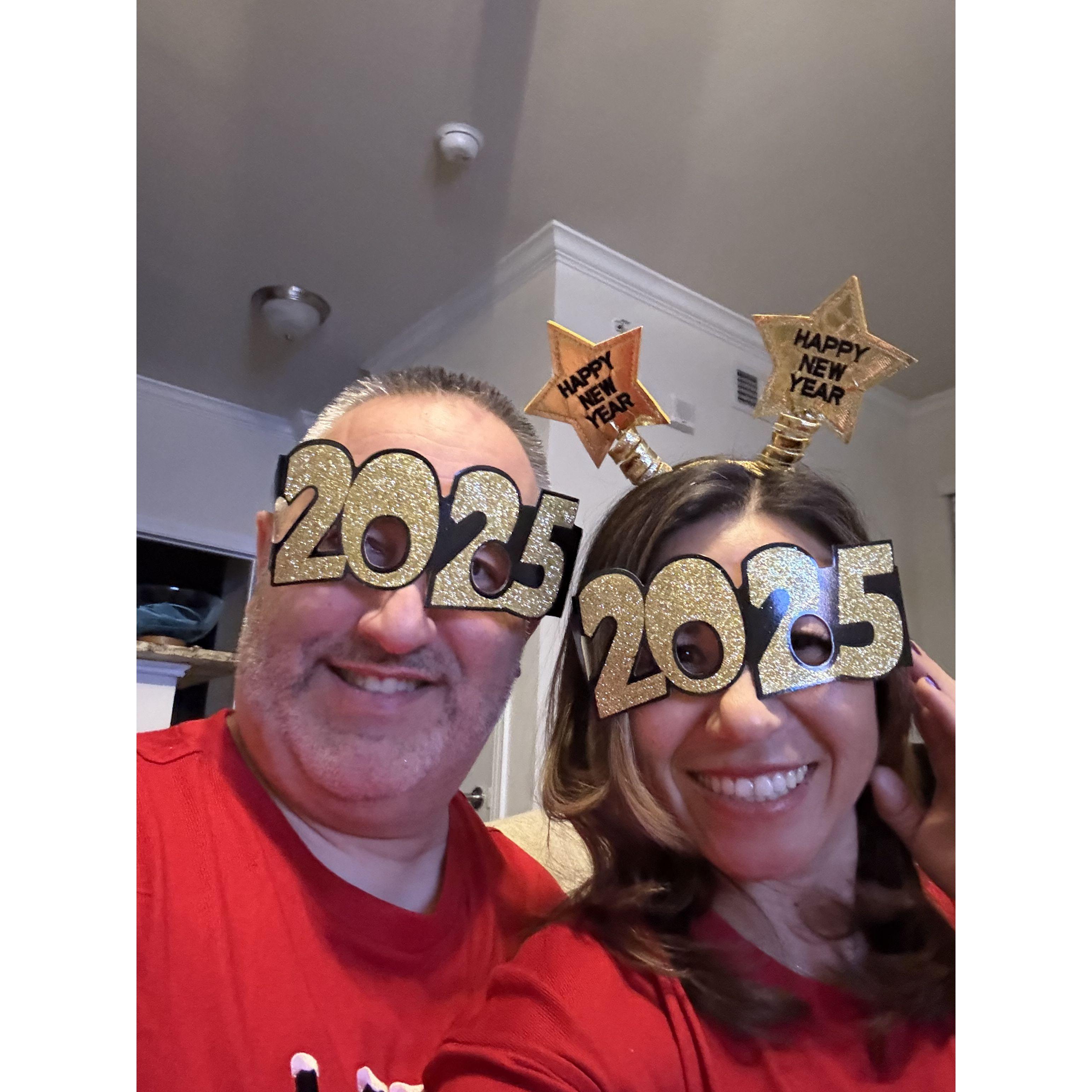 Happy 2025!  Celebrating our wedding year!