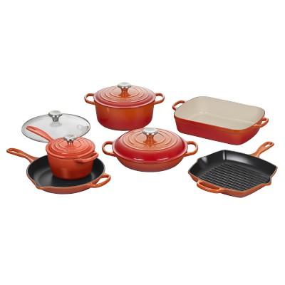 Le Creuset Signature Enameled Cast Iron 10-Piece Cookware Set