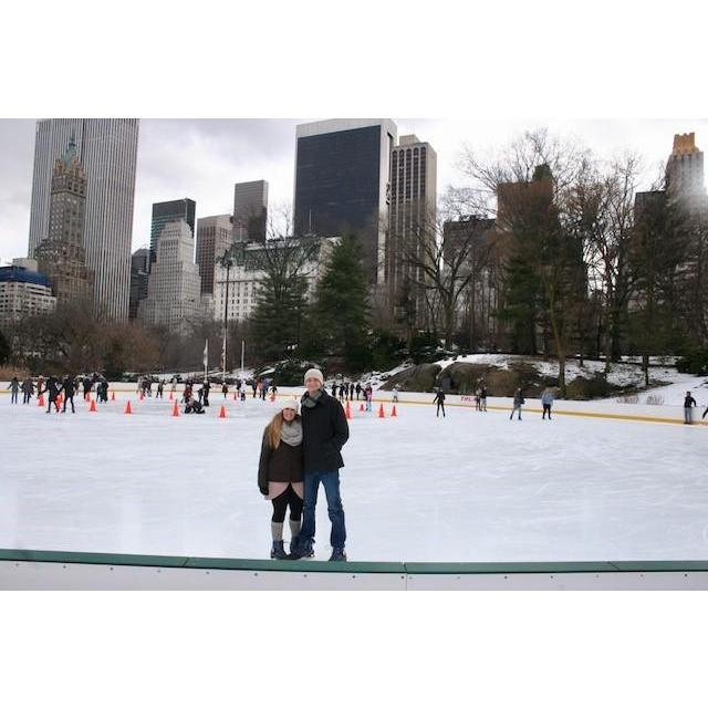 Spring Break 2017 trip to NYC! Ice skating in Central Park...Bryce's favorite part of the trip!