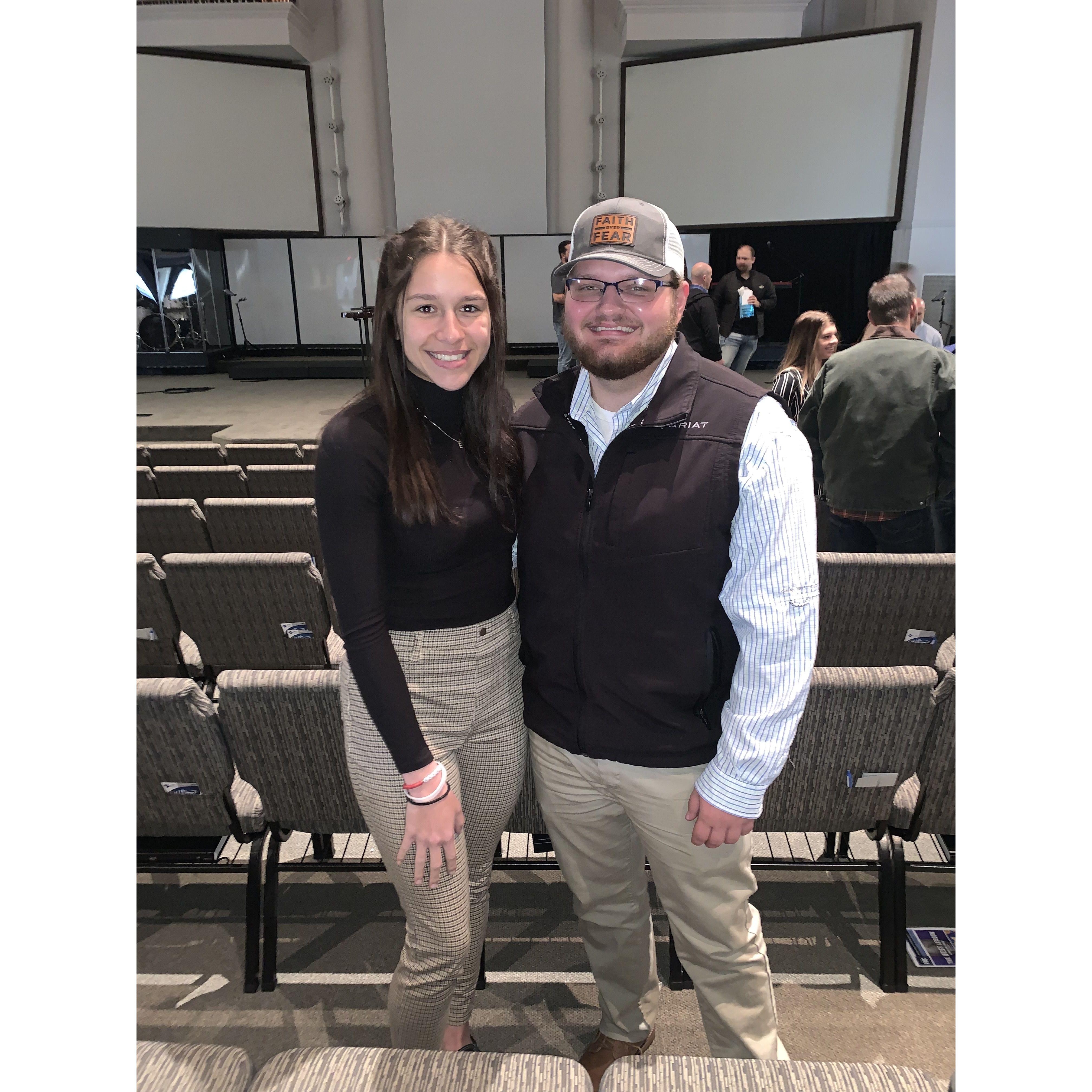 Our first picture together!