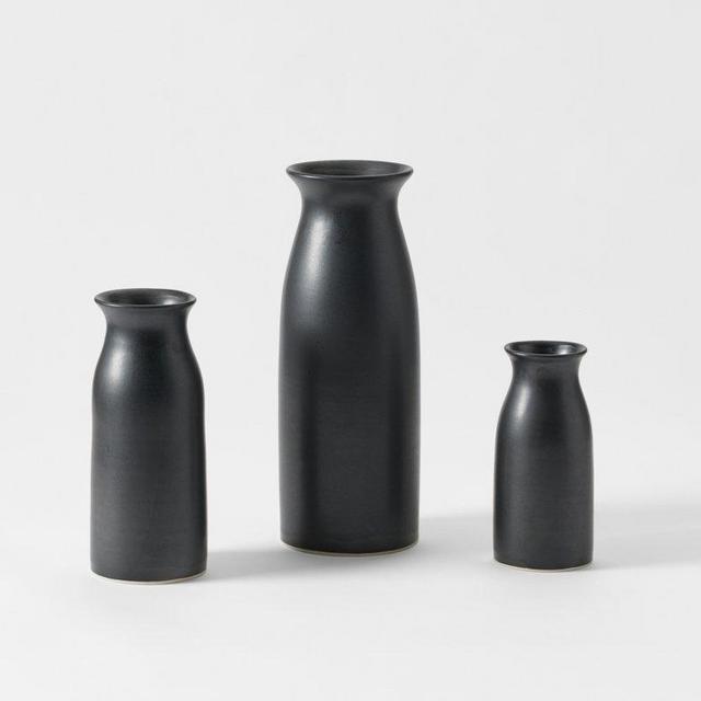 Black Bottle Vases