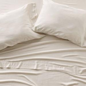 Casaluna -Bamboo Sheet Set in Ivory, King