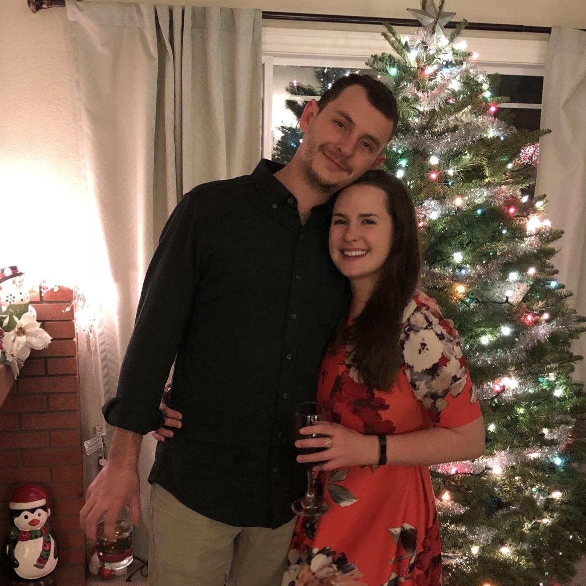 Maybe our second Christmas together in San Diego. It's also where Duncan showed off the famous street he grew up on. Look up Christmas Card Lane.