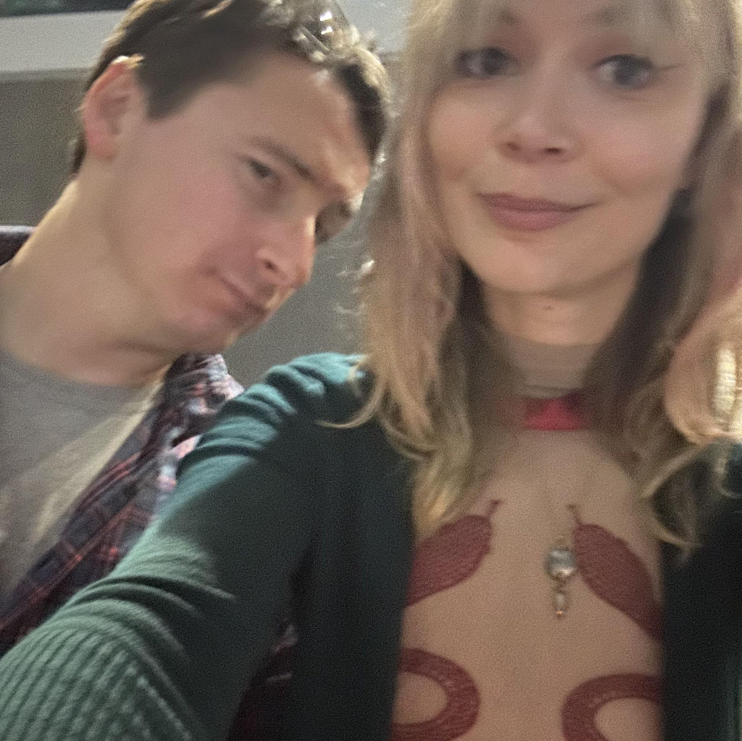 blurry selfie check
