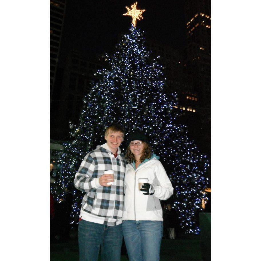 Our first Christmas time together.