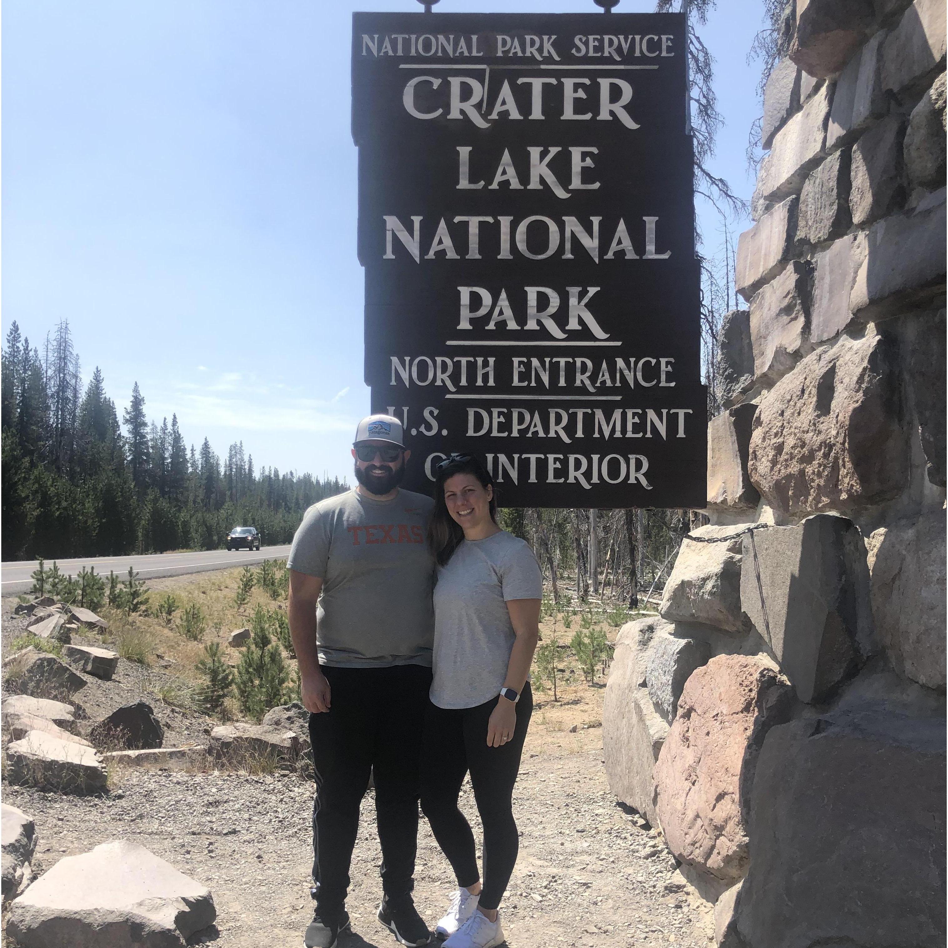Crater Lake National Park! (National Park #3 for us- still many to go!)