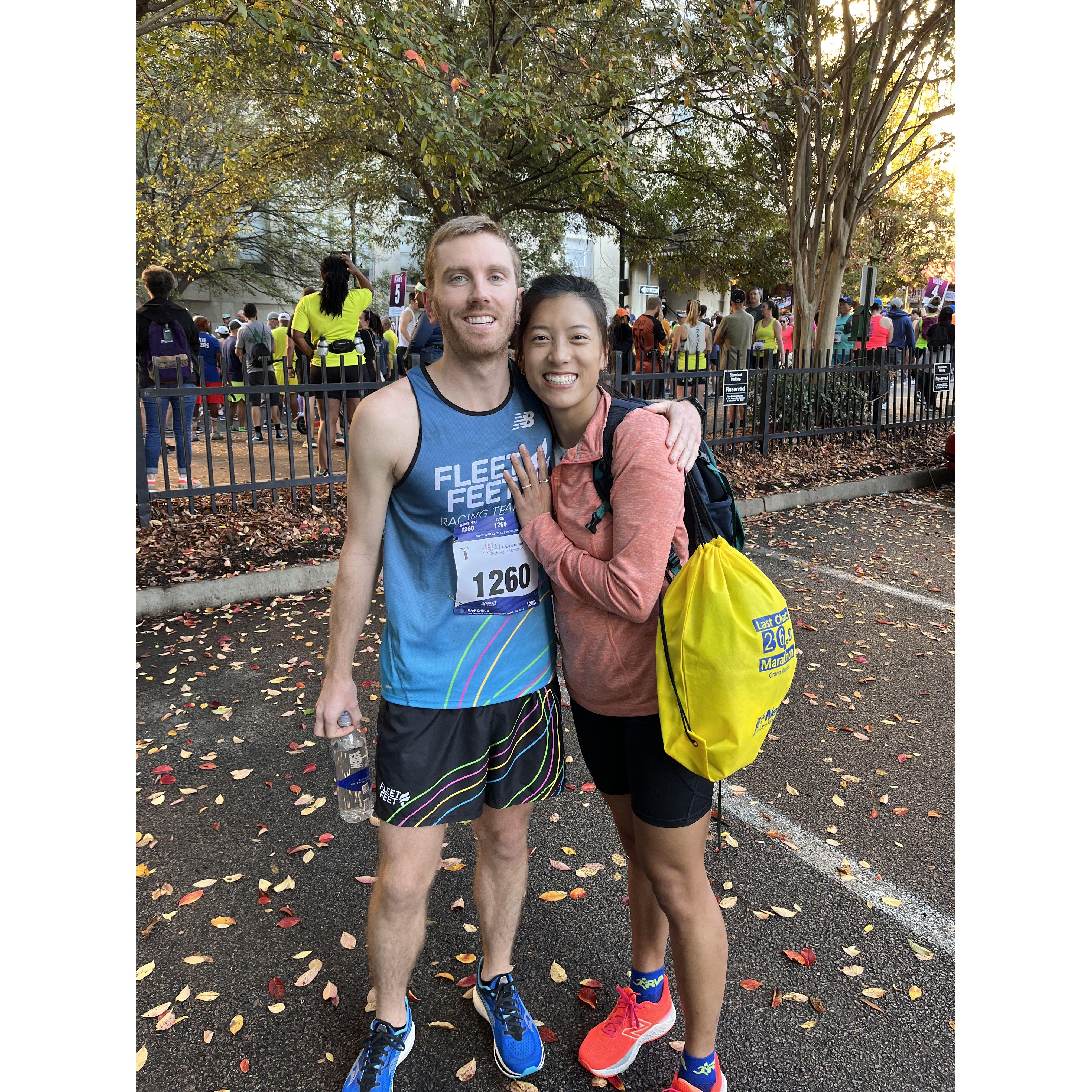 We support each other in life… and in marathons!