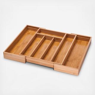 Bamboo Expandable Cutlery Tray