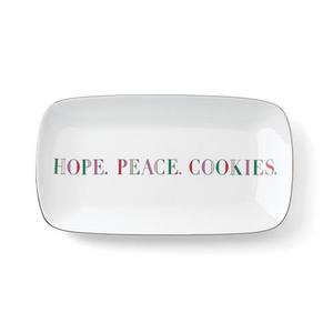 kate spade new york Hope Peace Cookies Platter