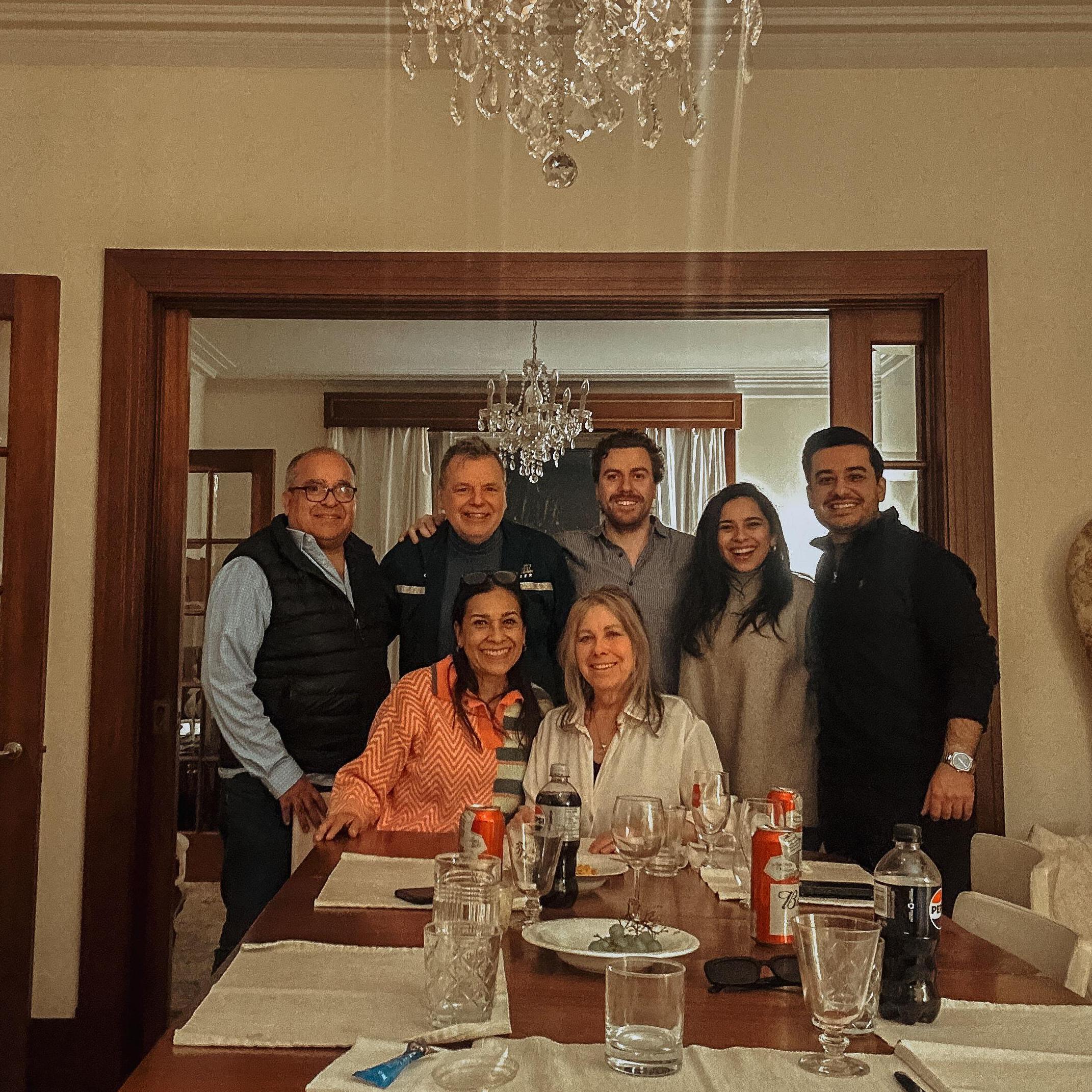 The day that our families met.