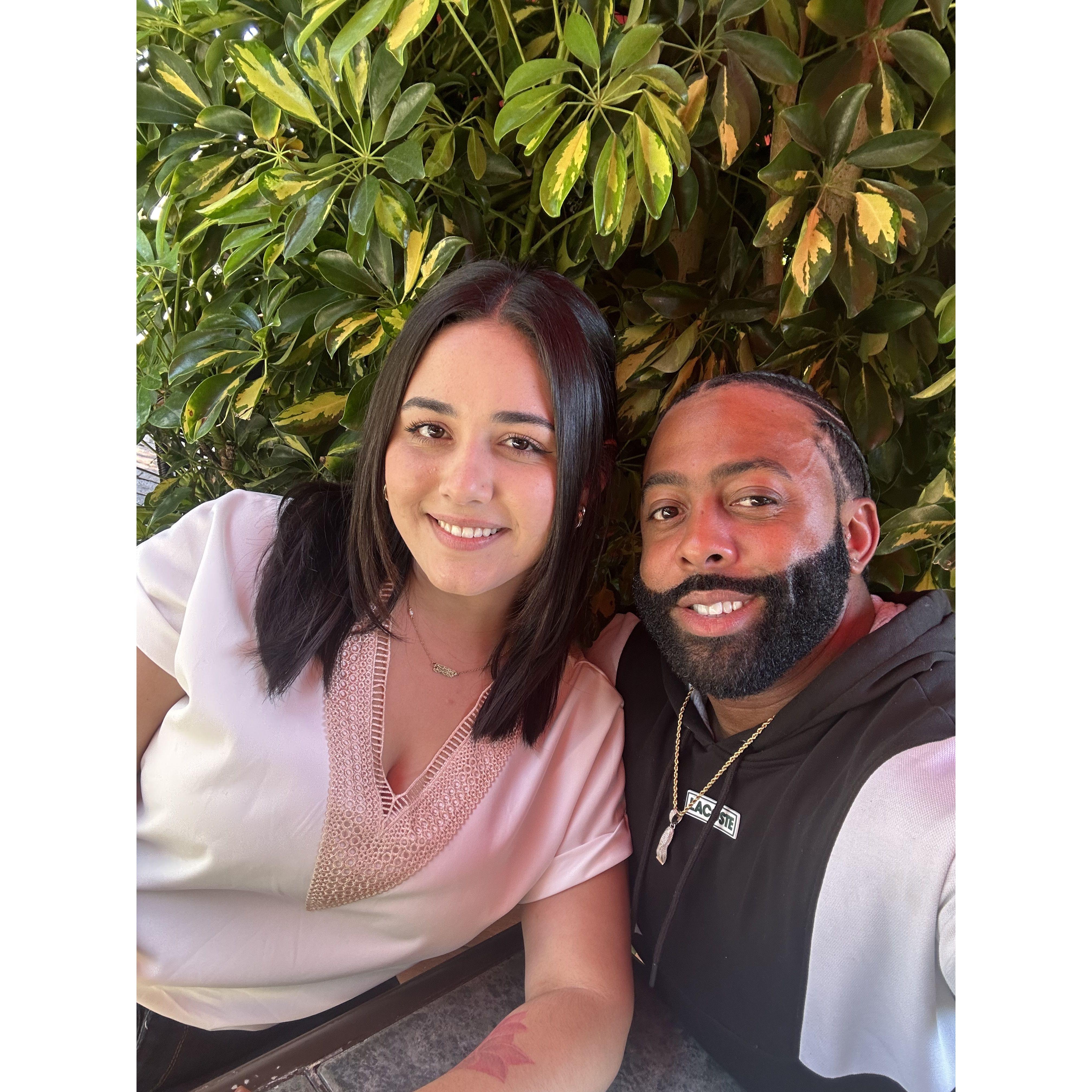 A photo from our first date. After the date, Justin told his brother that he was going to marry Lorilane, and Lorilane told her best friend the same thing. THAT'S CRAZY!!