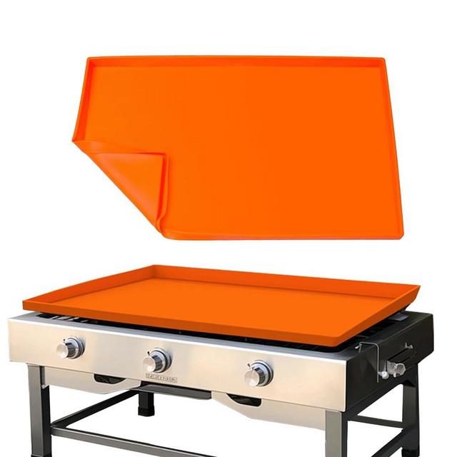 36 Inch Silicone Griddle Mat for Blackstone - Upgraded Full-Edge Griddle Silicone Protective Mat Cover 36" - Heavy Duty Cooking Surface Protective Cover All Season