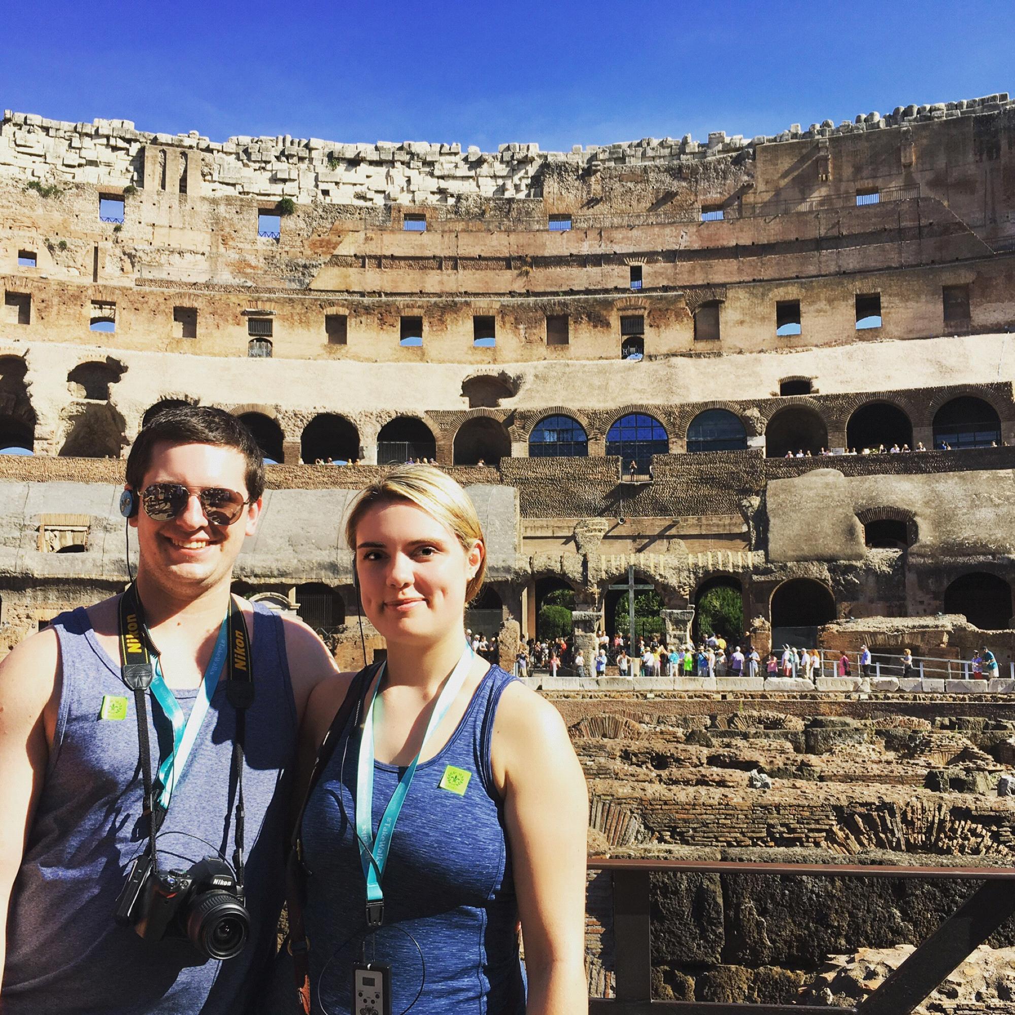 Such a treasure to visit the Colosseum together!
