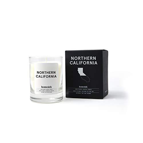 Homesick Mini Scented Candle (10 to 12 hr Burn Time) 1.5 oz, Norcal