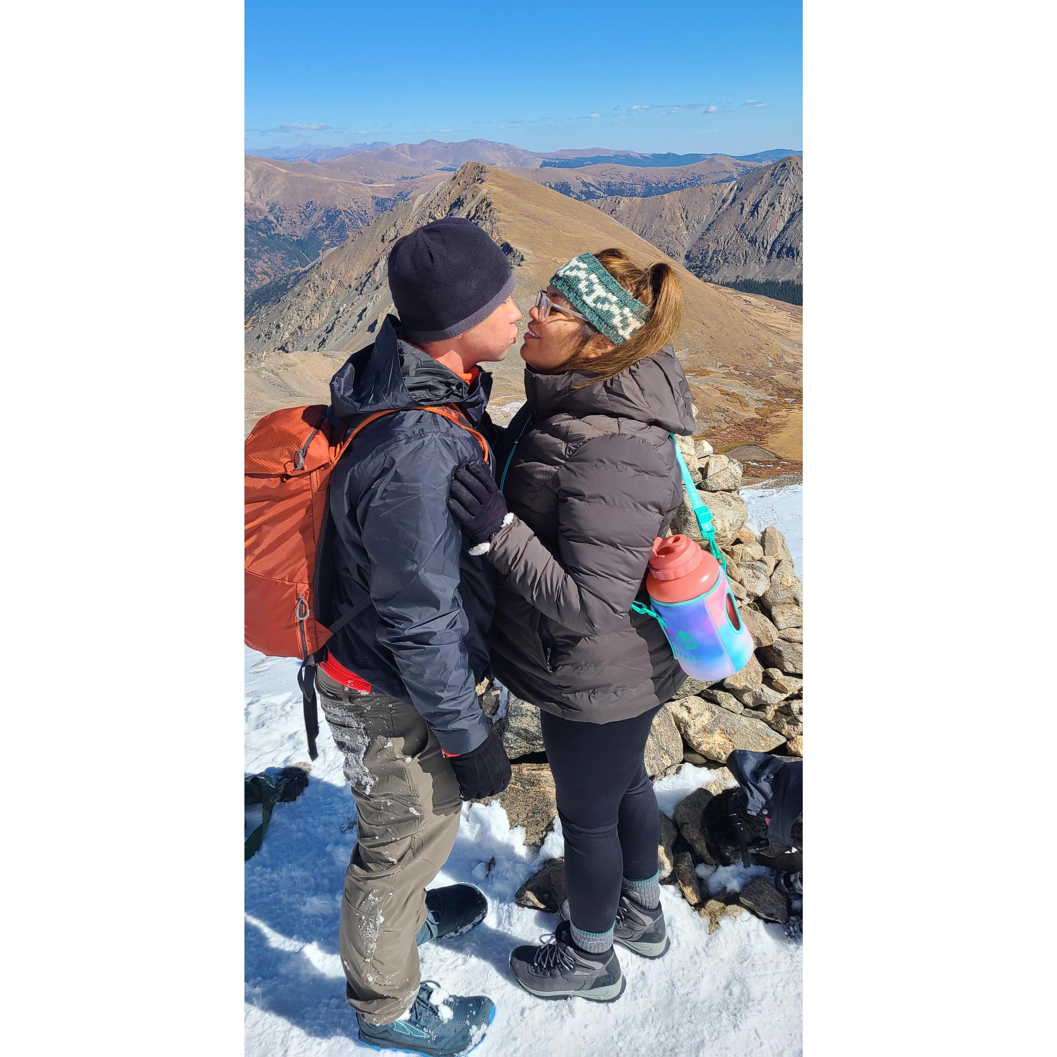 We hiked Grays Peak