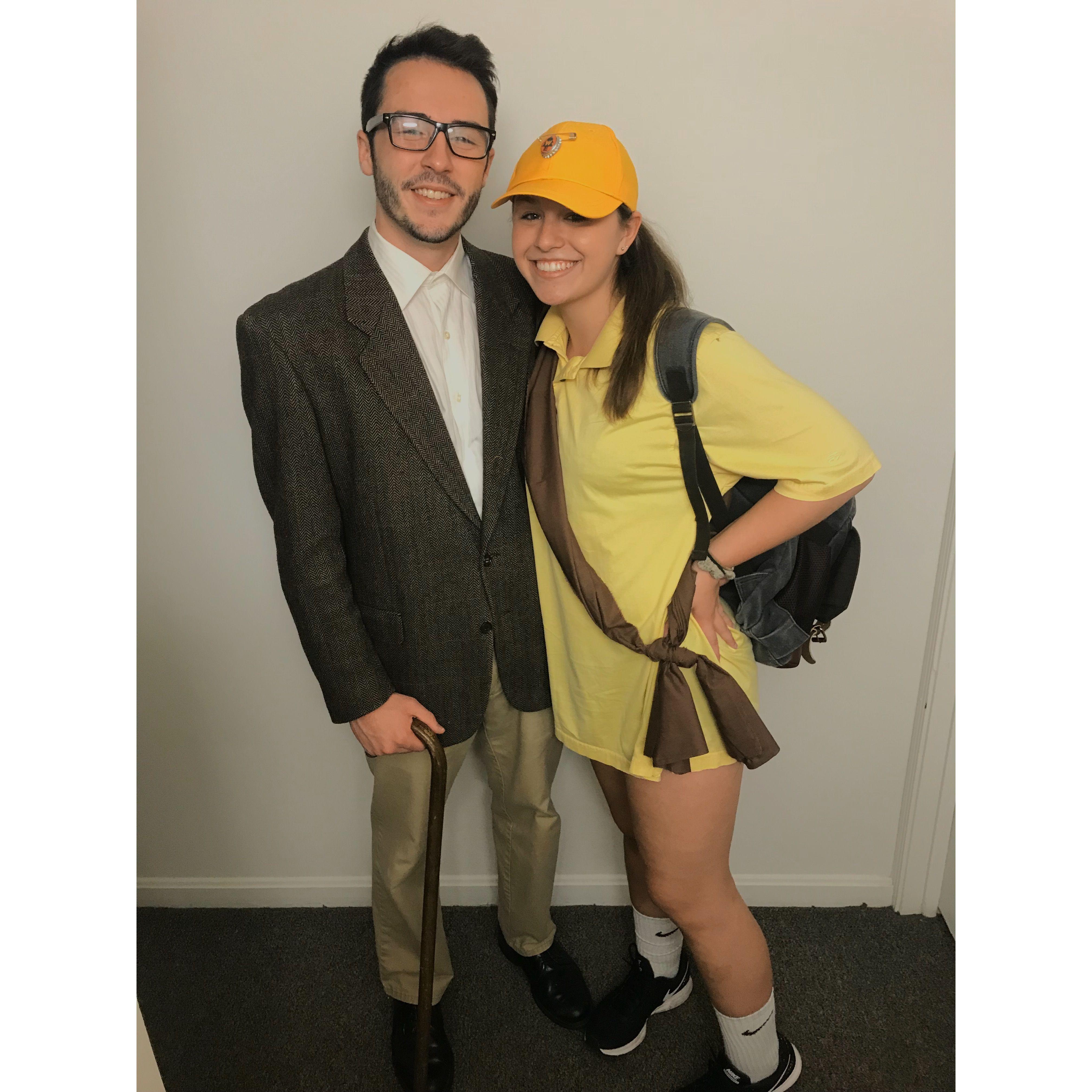 One of K+S's first pictures together dressed up as the characters from the Pixar movie "Up" for Halloween.