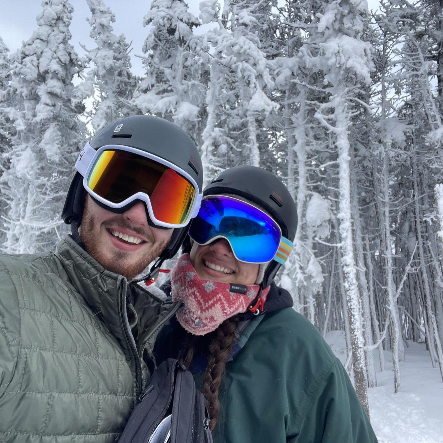 Bradey visiting Sydney in Maine❄️