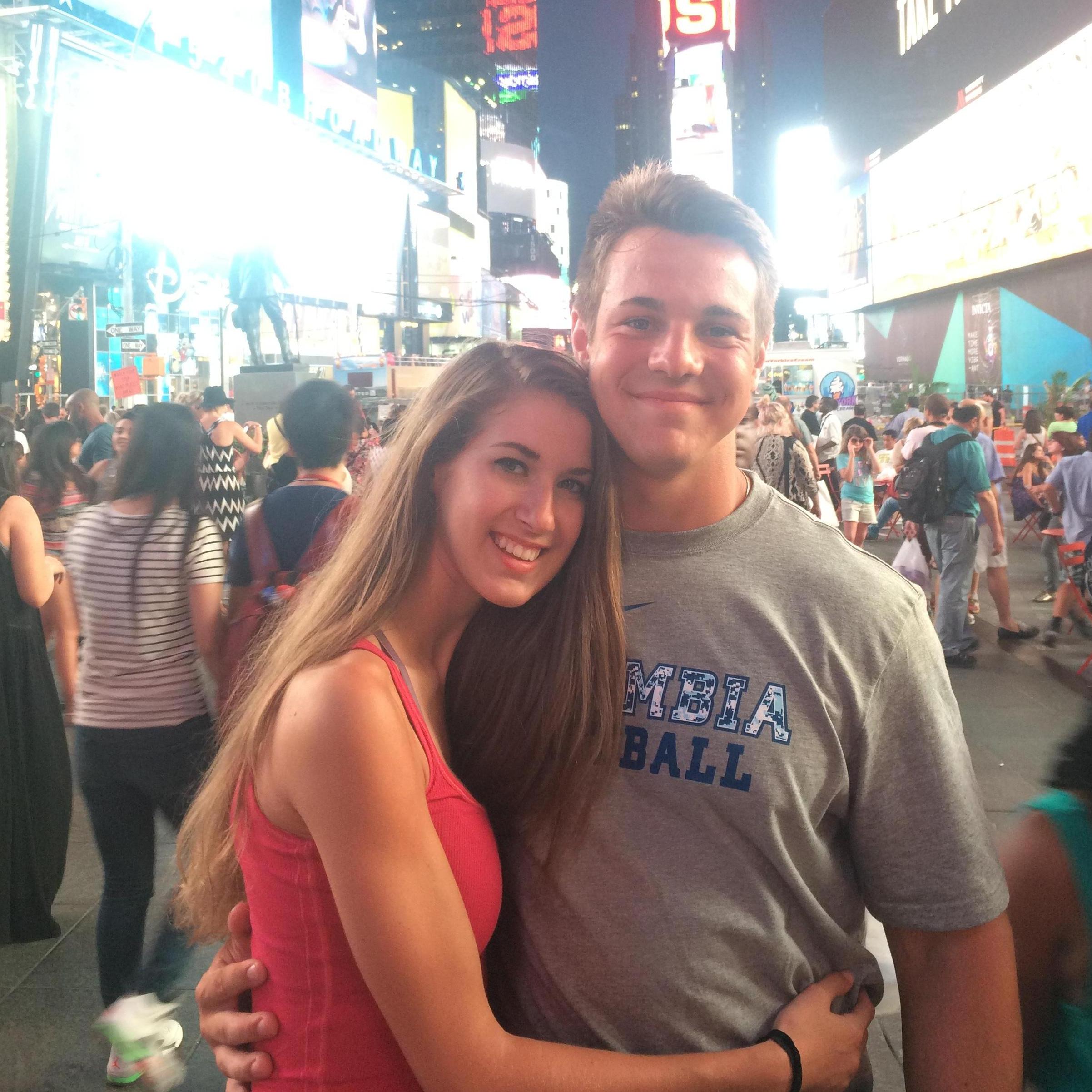 Summer 2015
Times Square, NYC while college touring in the Northeast