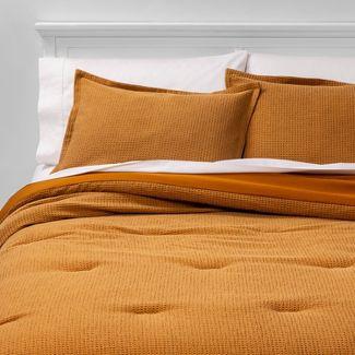 Washed Waffle Weave Comforter & Pillow Sham Set - Threshold™
