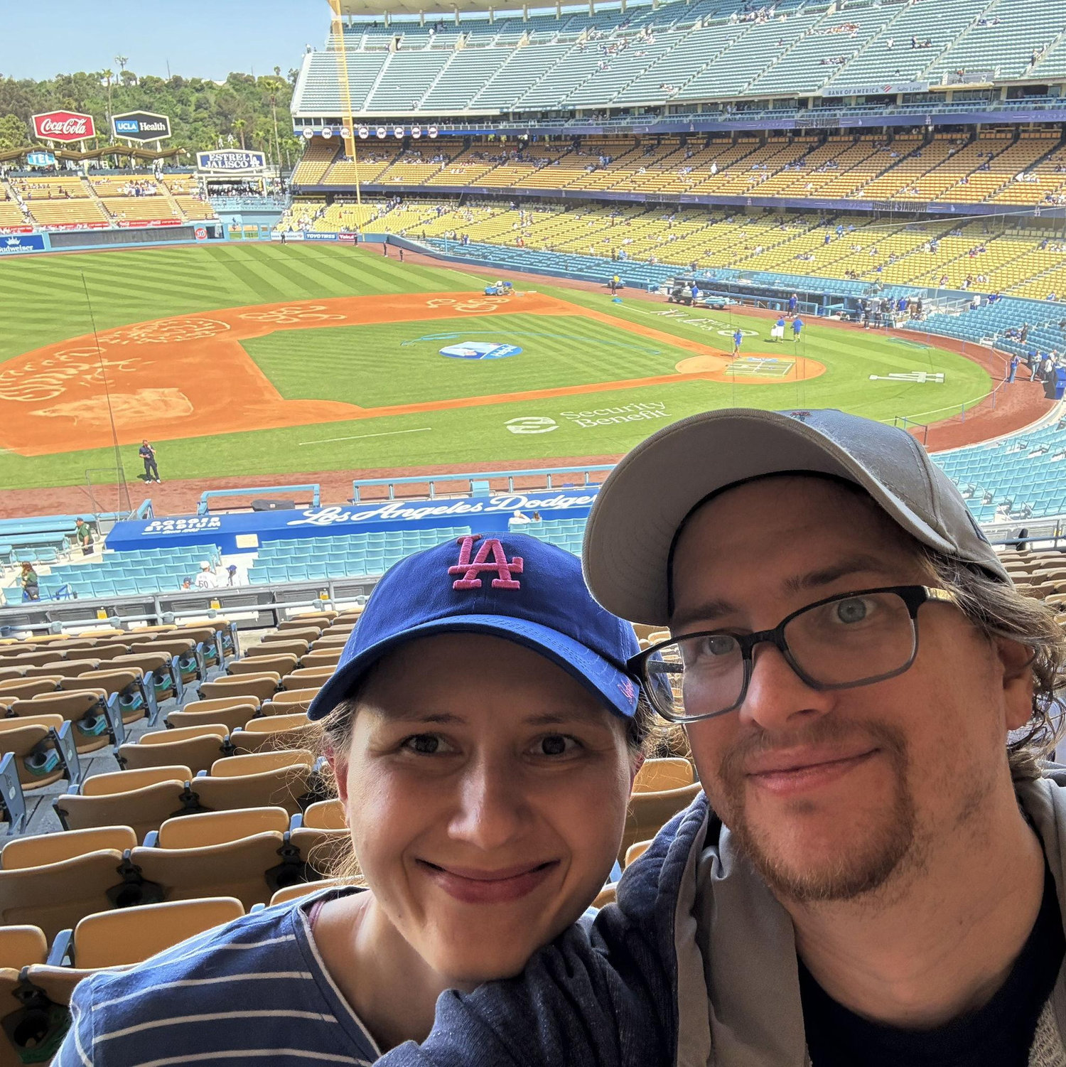 At Dodger Stadium