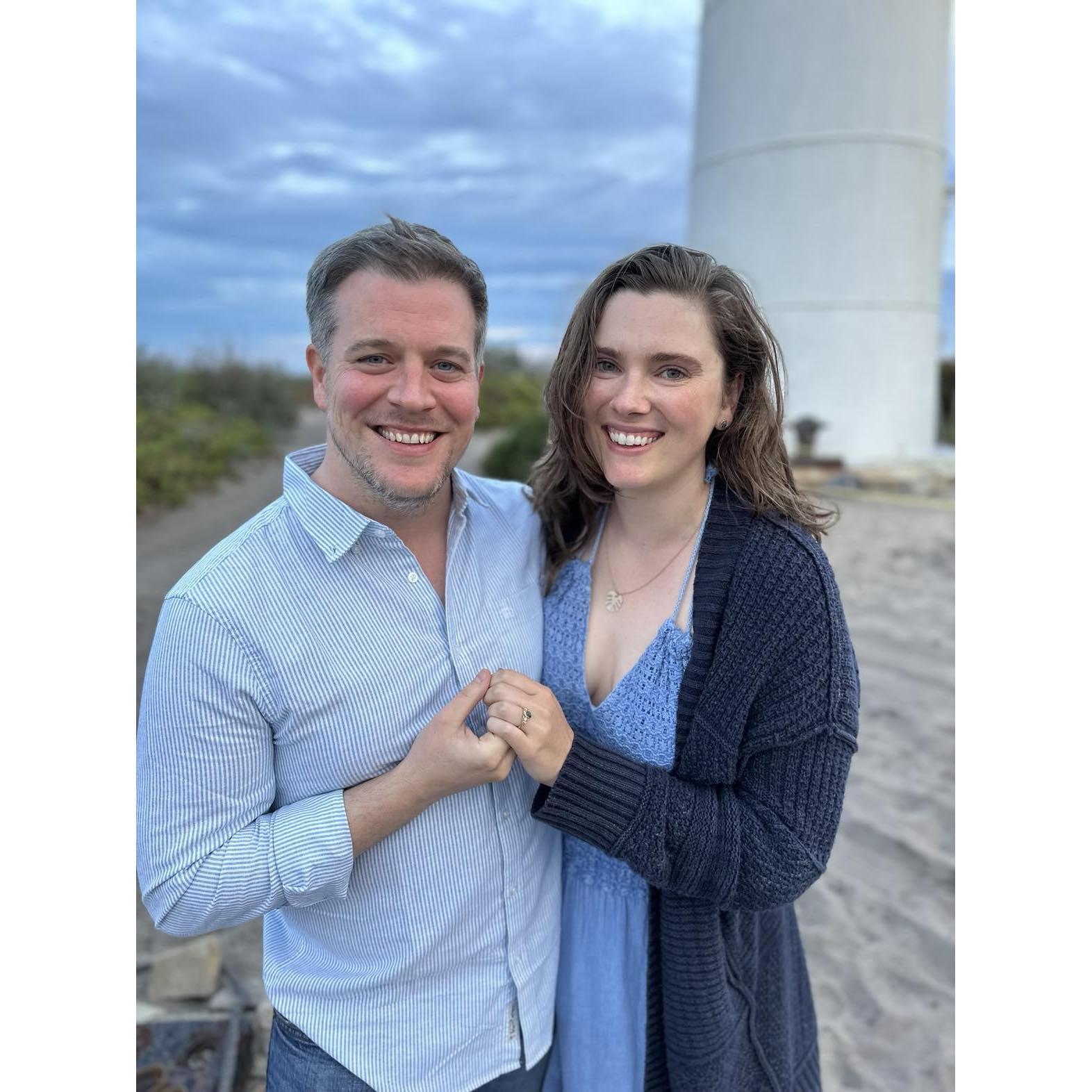 Our engagement at Race Point Lighthouse! Sept 13, 2023 - Provincetown, MA