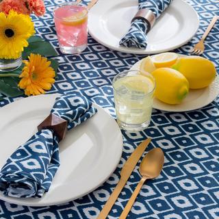 Ikat Outdoor Tablecloth