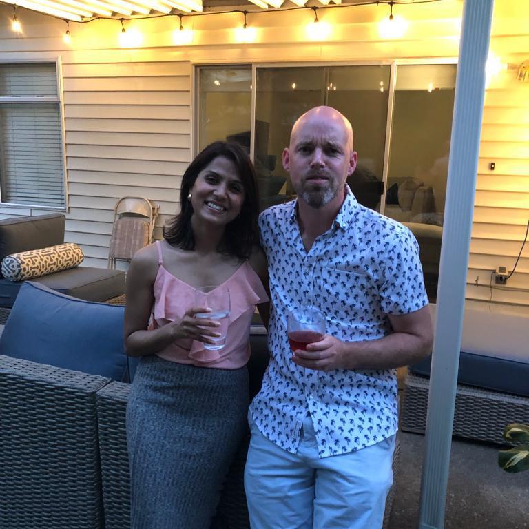 First barbecue with the Lynchs