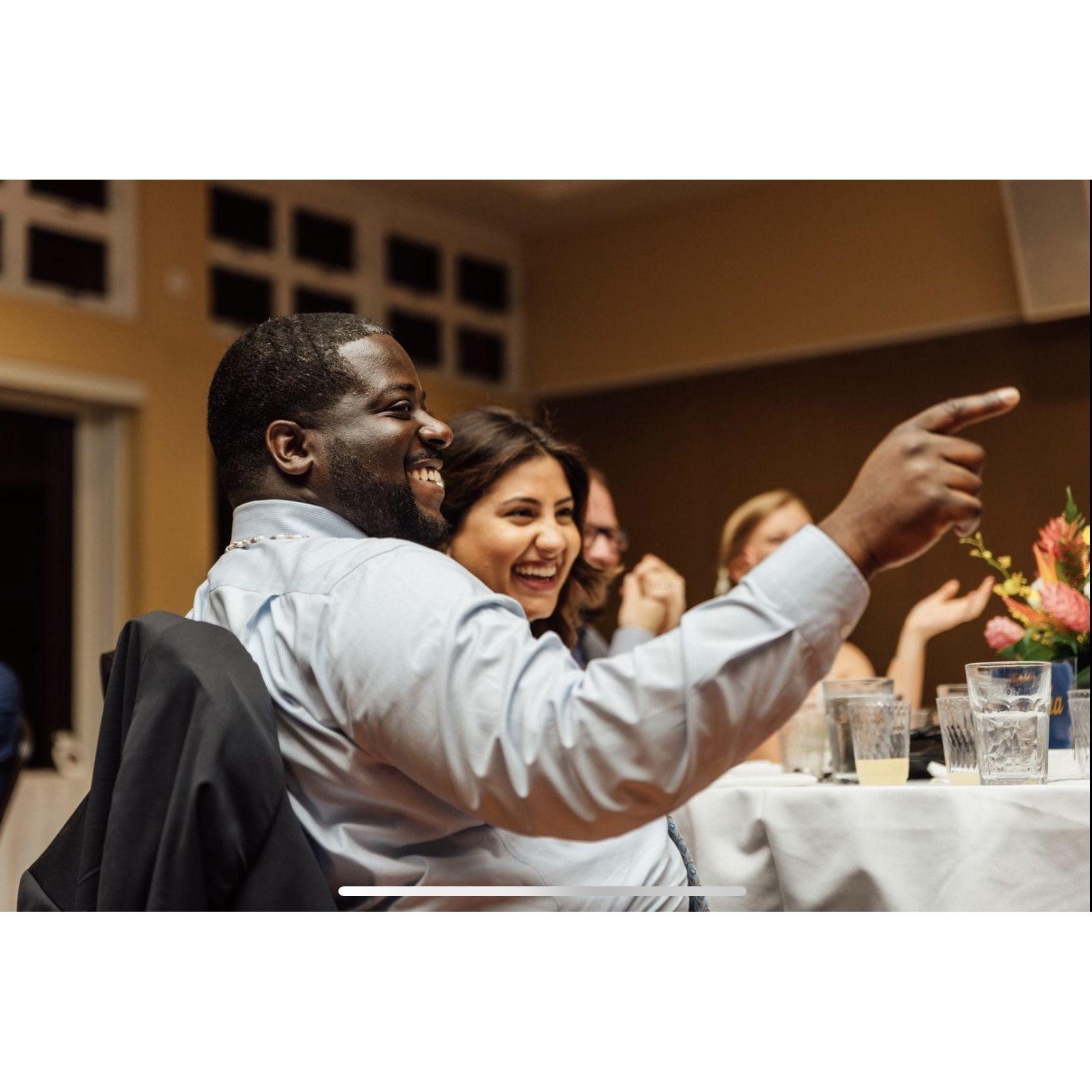 A candid moment at a wedding we attended in Hawaii, November 2019