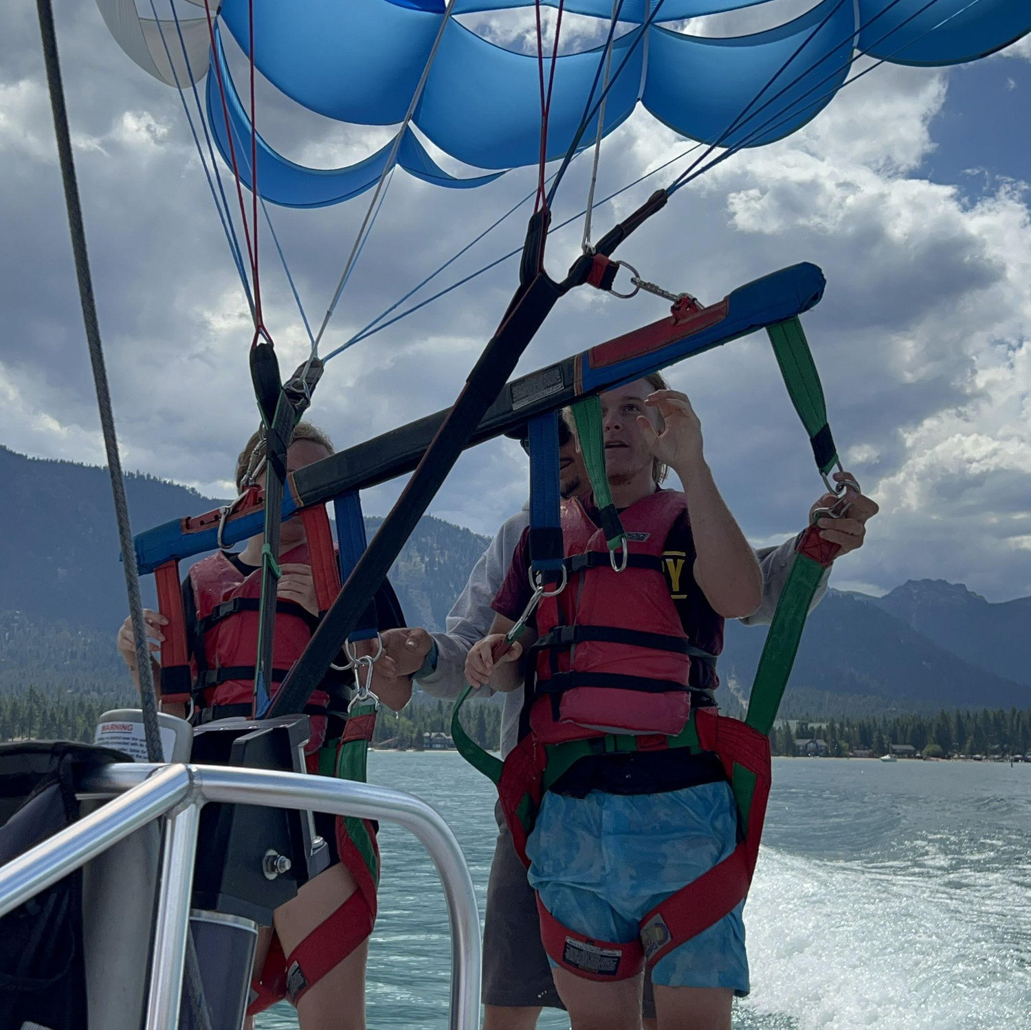Parasailing in Lake Tahoe
