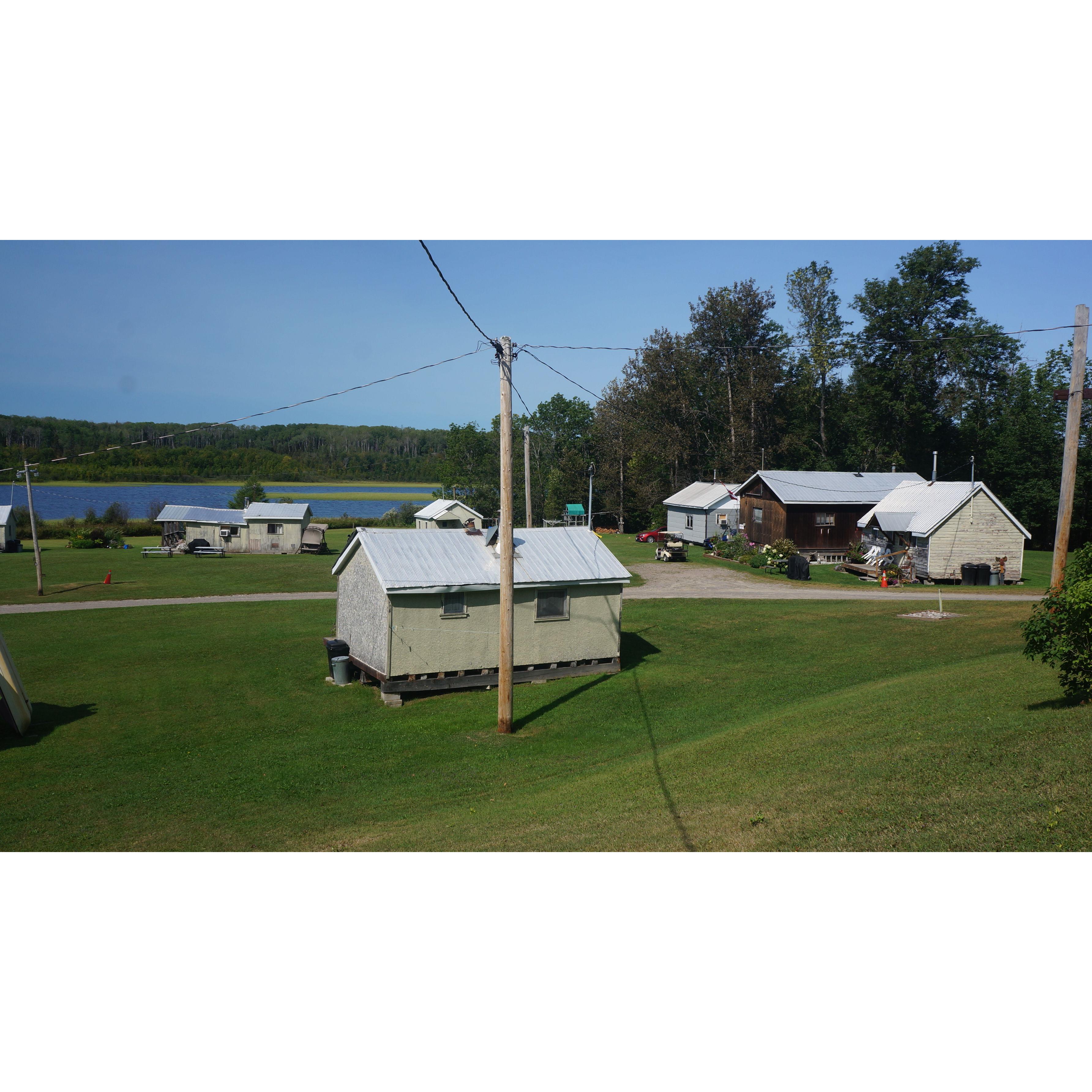 View of Camp from Cabin's #1 & 2