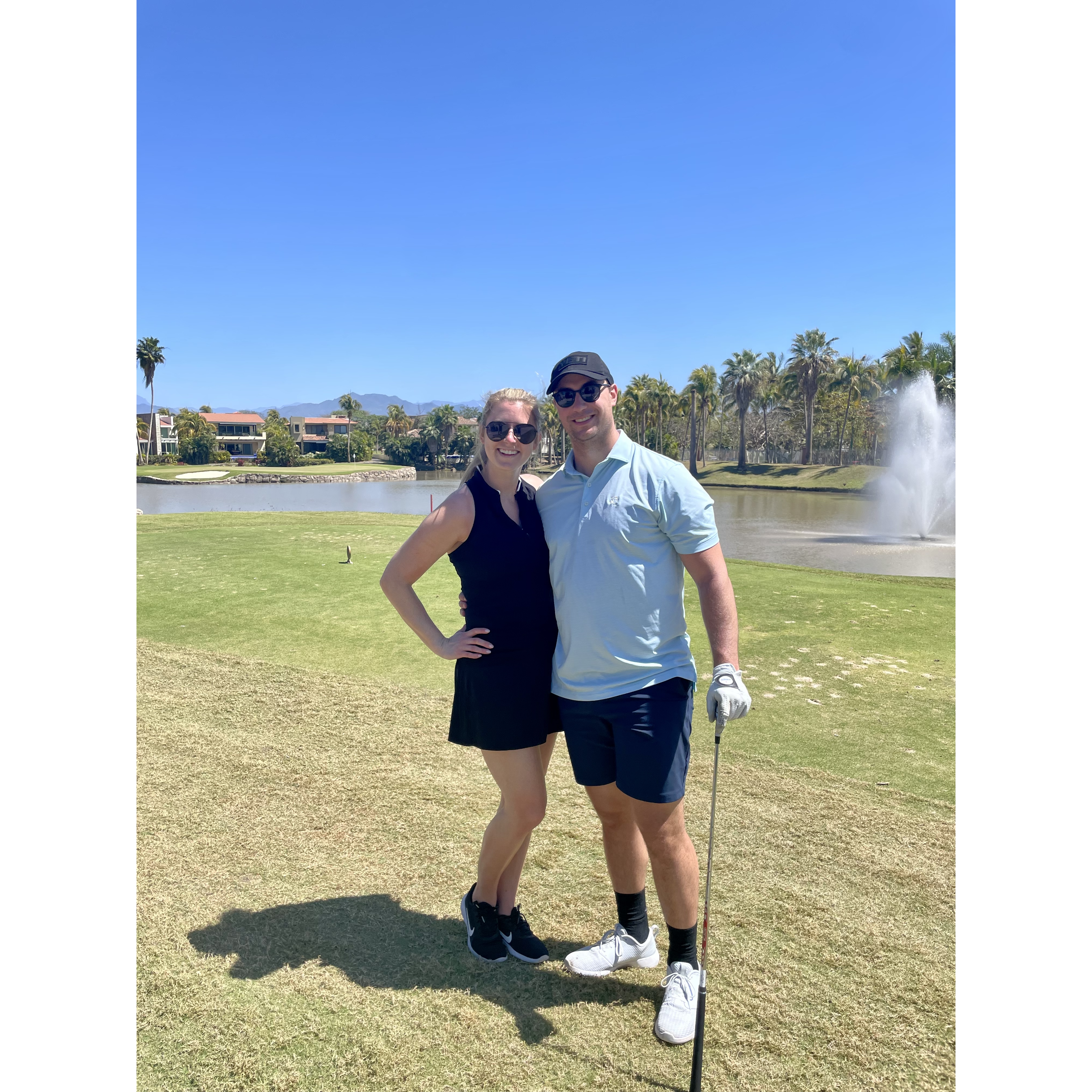 Golf day in Mexico