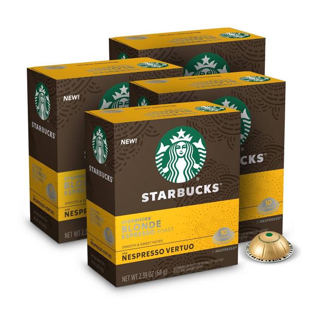 Starbucks by Nespresso Vertuo Line Blonde Espresso - 40ct